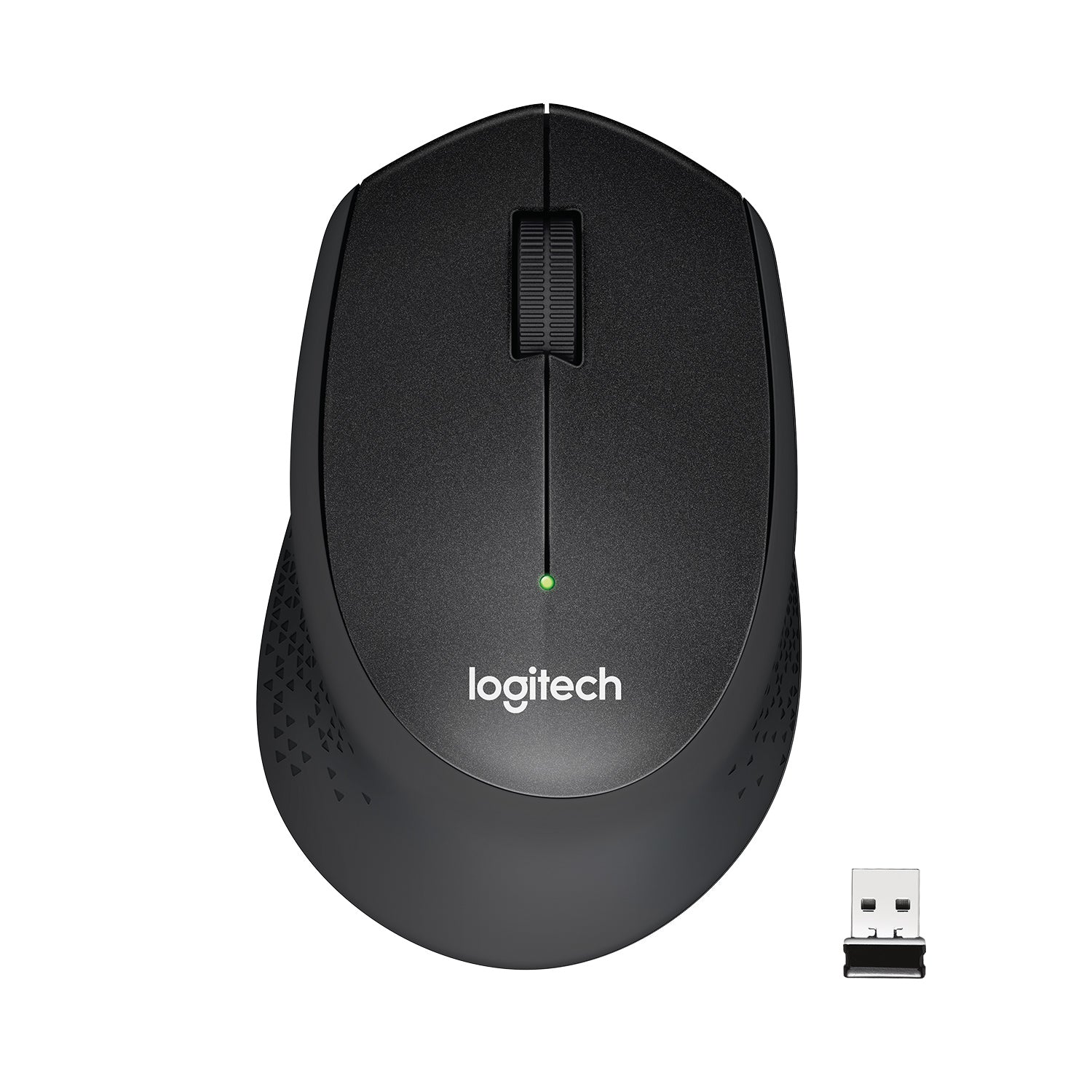 Logitech M330 – Maus – Kabellos (2,4 GHz, USB-Dongle) – 1000 DPI – Rechtshänder – Schwarz