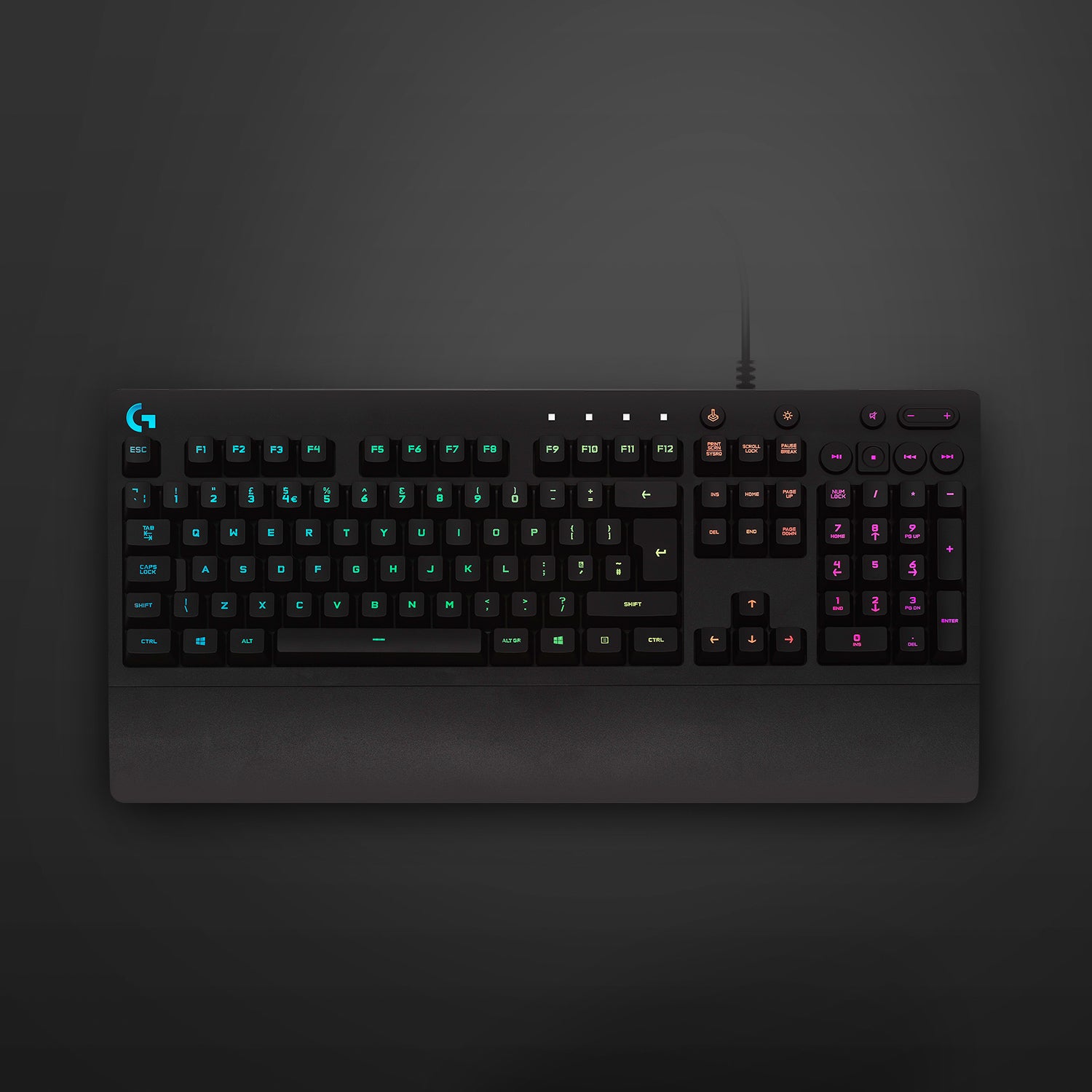 Logitech G G213 Prodigy – Gaming-Tastatur 100% – kabelgebunden, USB – RGB – QWERTZ (CH) – Schwarz