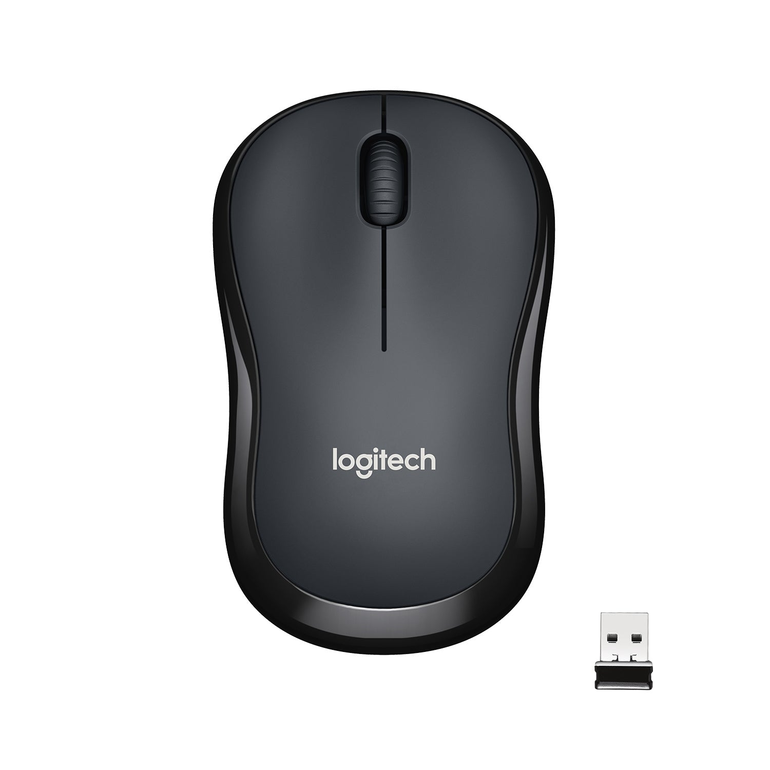 Logitech M220 Silent Maus – kabellos, 2,4 GHz, schwarz