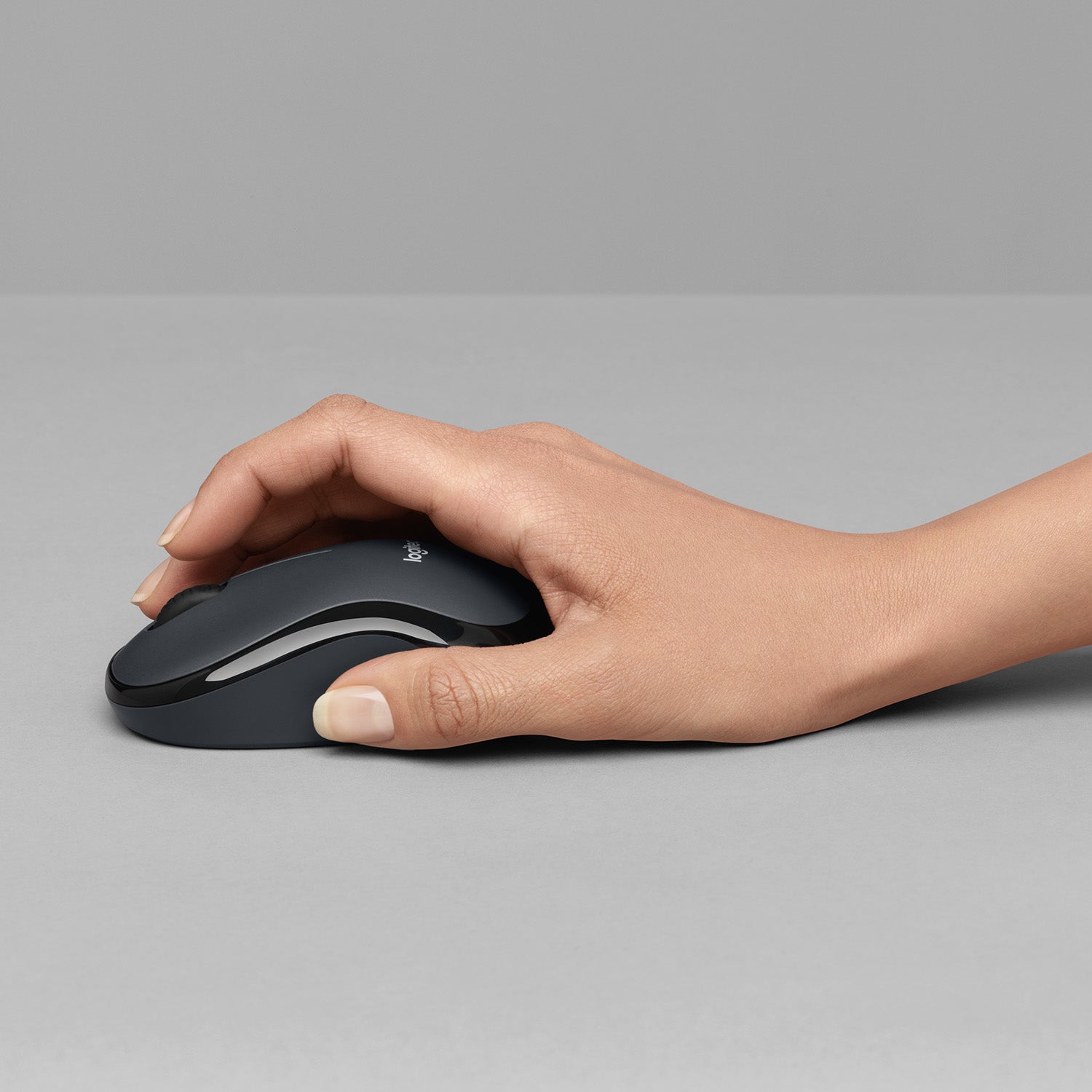 Logitech M220 Silent – Maus – Kabellos (2,4 GHz), beidhändig, Rot