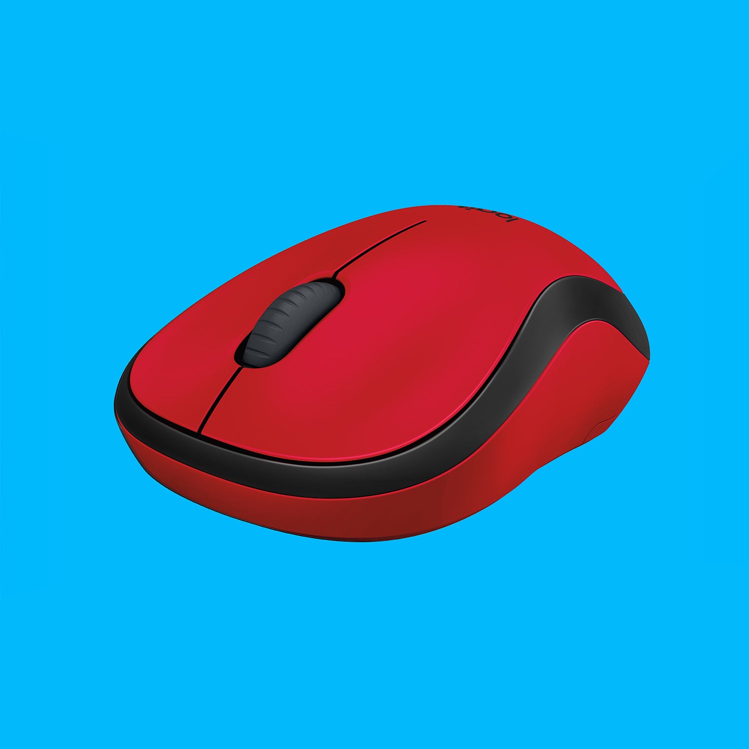 Logitech M220 Silent – Maus – Kabellos (2,4 GHz), beidhändig, Rot