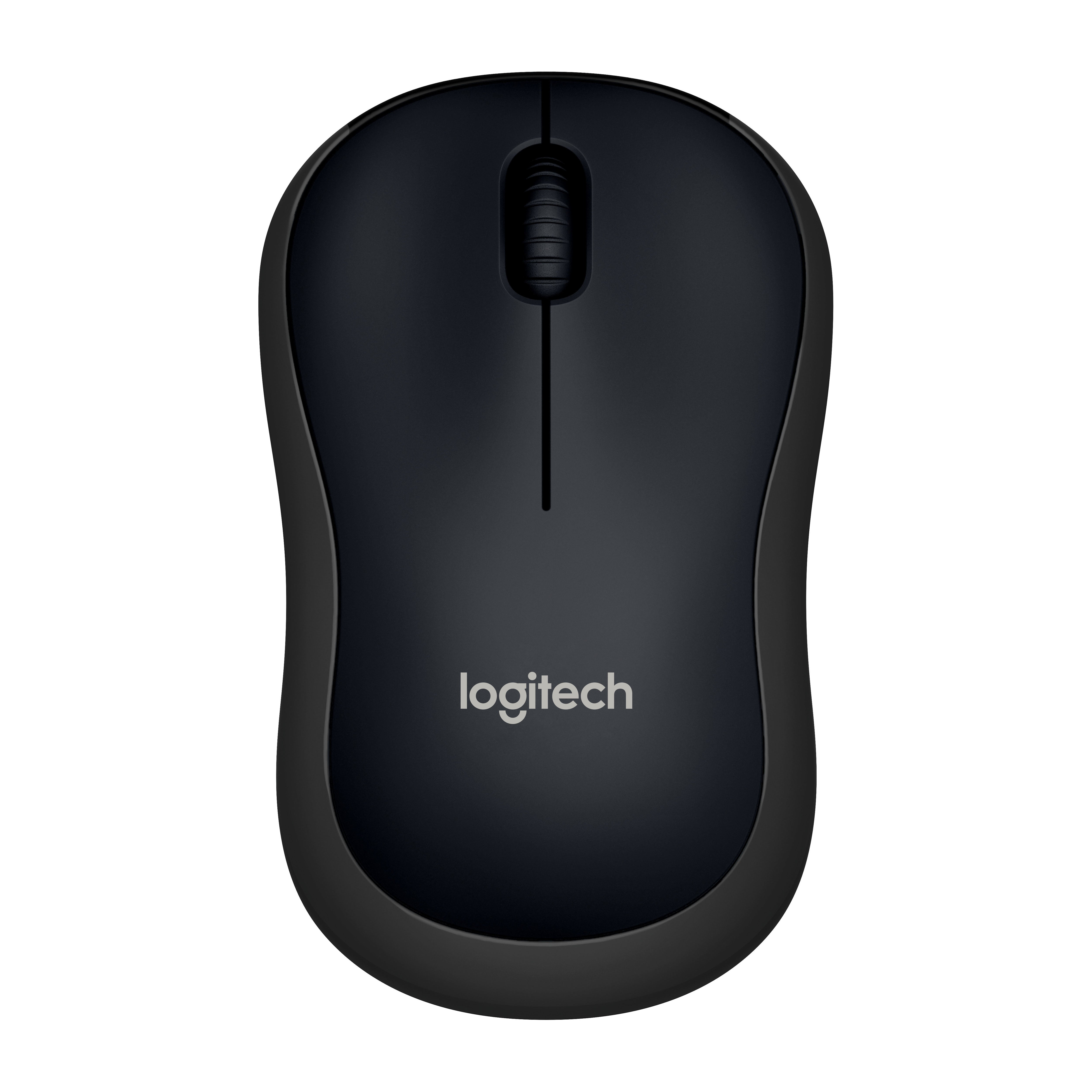 Logitech B220 Silent Maus – kabellos, 2,4 GHz, Silent-Tasten, schwarz