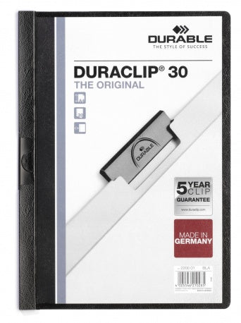 Durable Konferenzmappe – A4, schwarz, Kunststoff