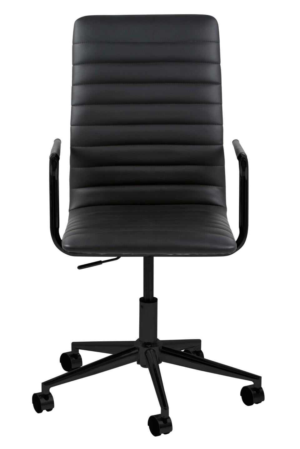 Actona AC Design Bürostuhl Winslow – Kunstleder, schwarz