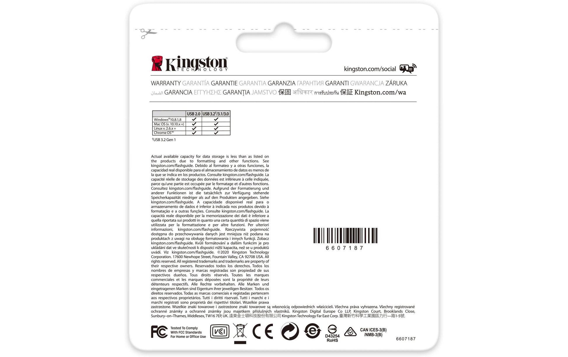 Kingston Technology Kingston DataTraveler Kyson USB-Stick – 512 GB, USB 3.2 Gen 1, 200 MB/s