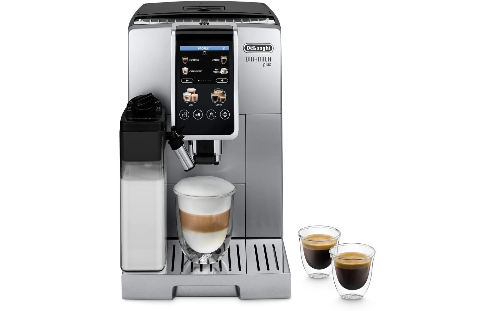 De’Longhi Dinamica Plus ECAM380.85.SB Kaffeevollautomat – 15 bar, 1,8 l, 300 g, Taupe