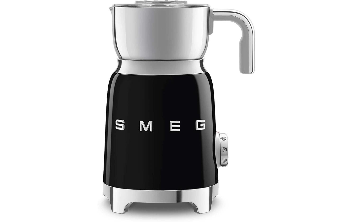 Smeg 50's Style MFF11BLEU Milchschäumer – 600 ml, Schwarz