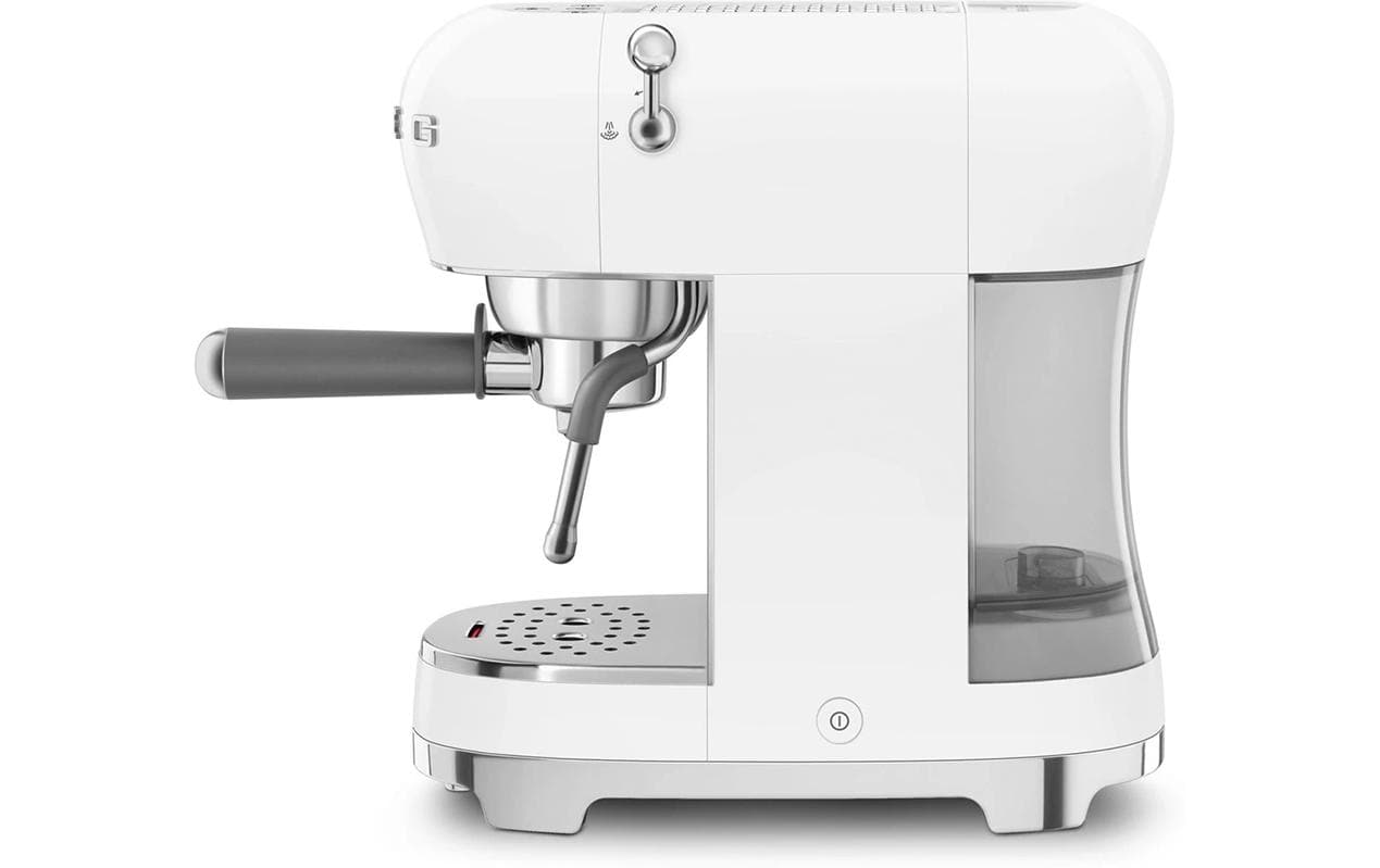 Smeg 50's ECF02WHEU Siebträgermaschine – 15 bar, 1,1 l, Weiss