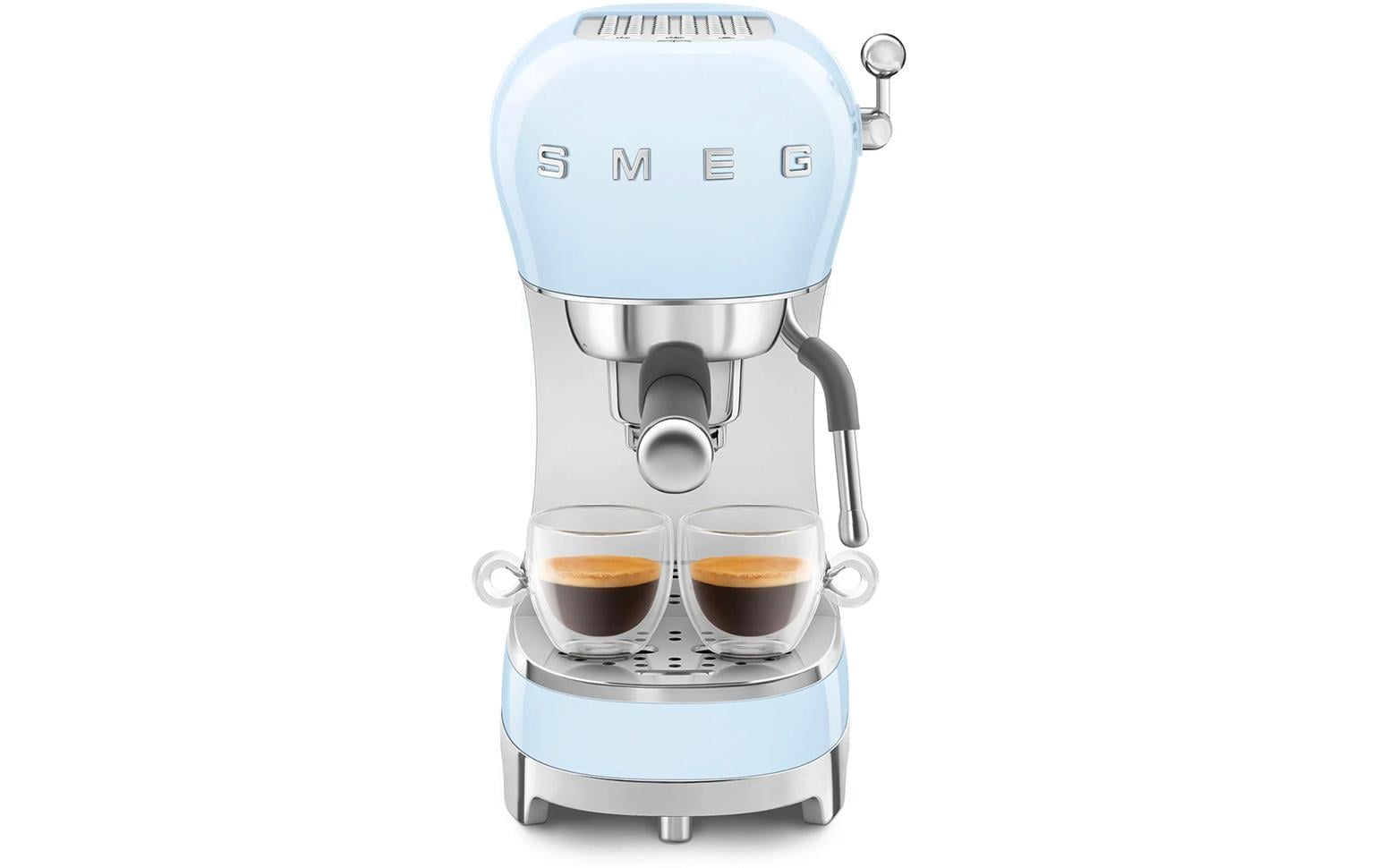 Smeg 50's ECF02PBEU Siebträgermaschine – 15 bar, 1,1 l, Blau