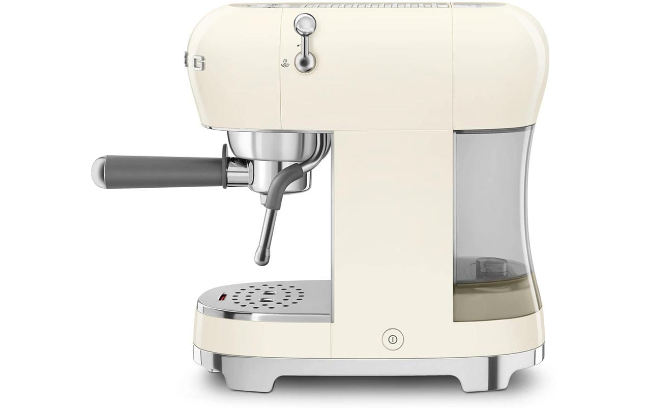 Smeg 50's ECF02CREU Siebträgermaschine – 15 bar, 1,1 l, Crème