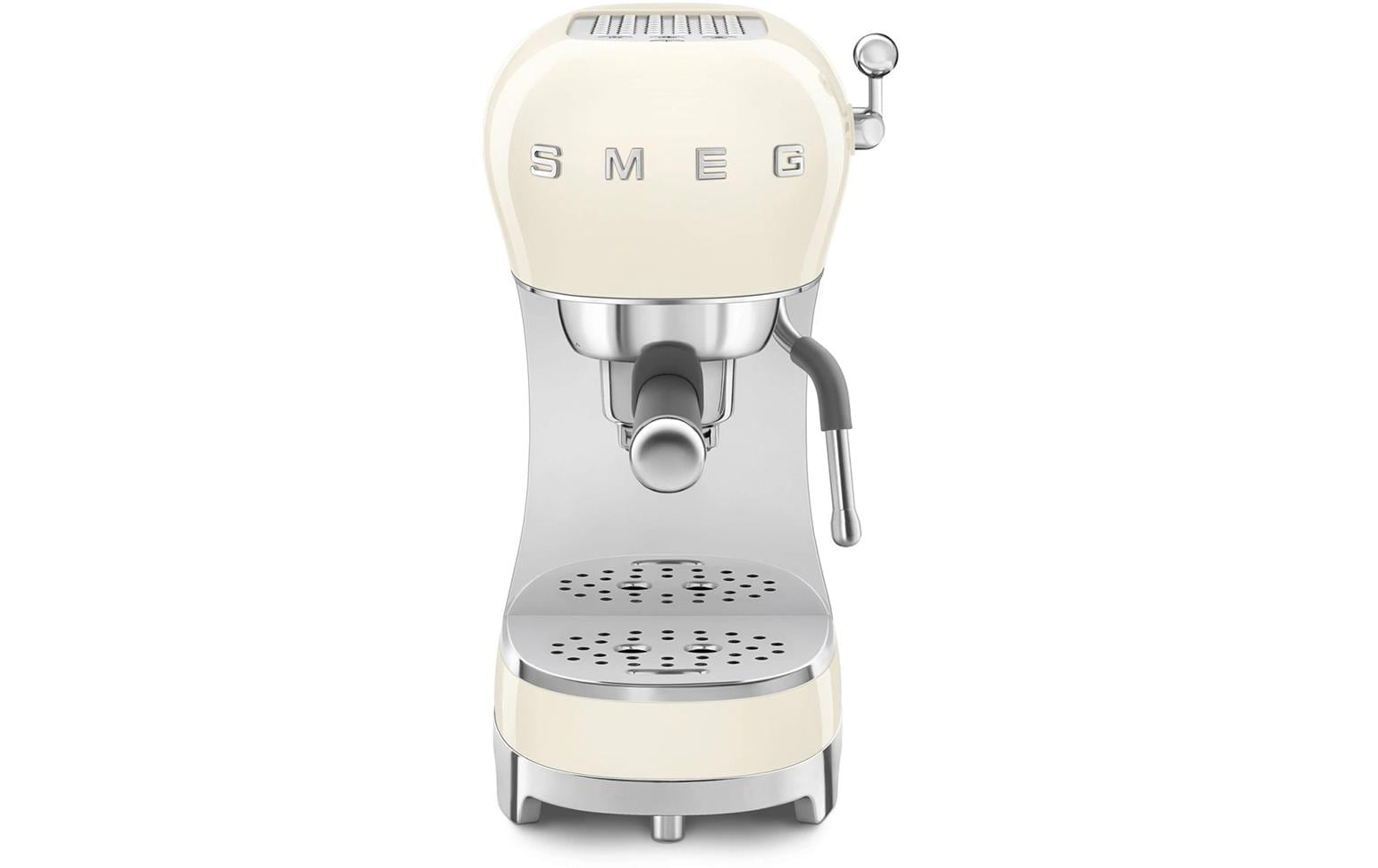 Smeg 50's ECF02CREU Siebträgermaschine – 15 bar, 1,1 l, Crème
