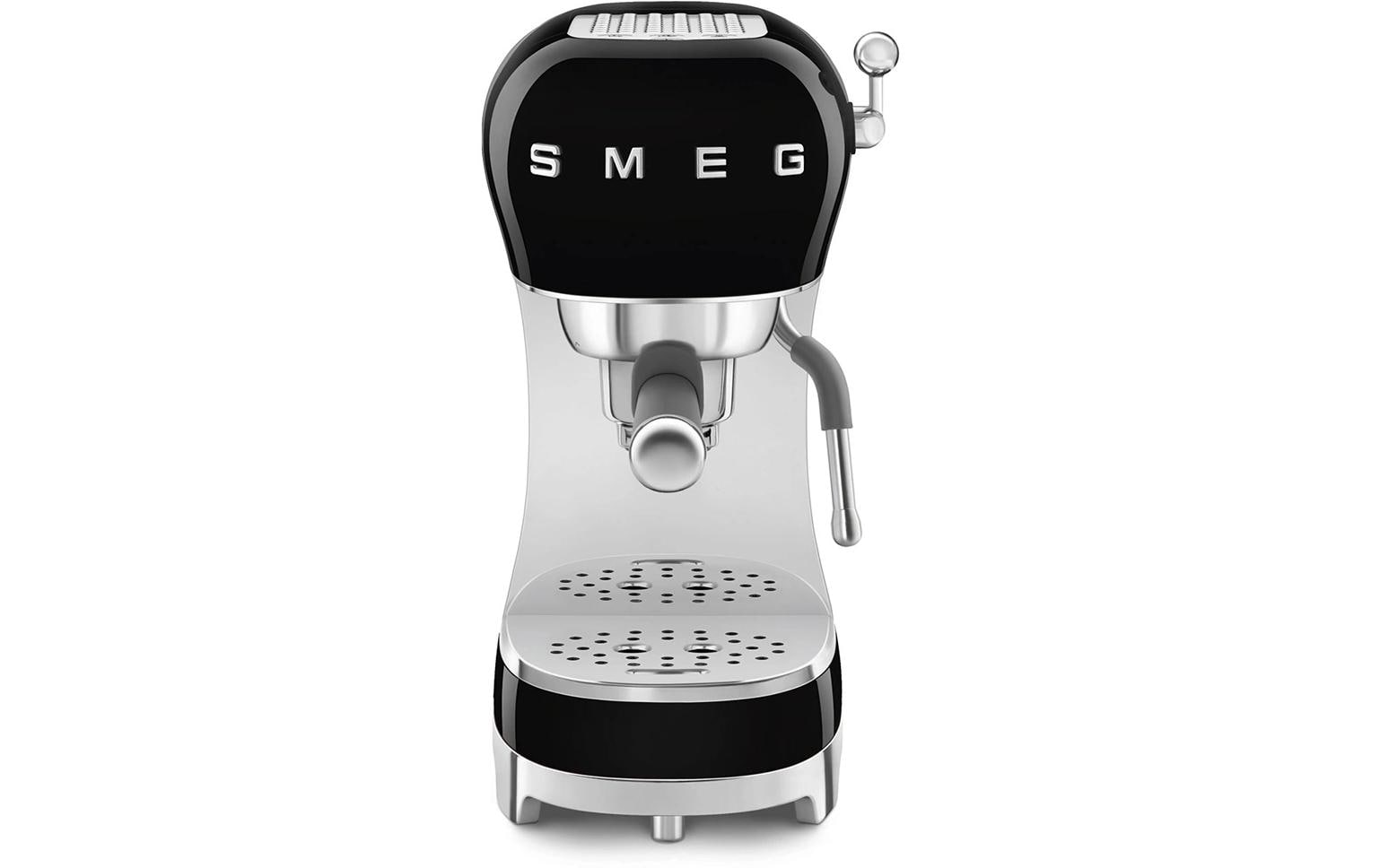 Smeg 50's ECF02BLEU Siebträgermaschine – 15 bar, 1,1 l, Schwarz