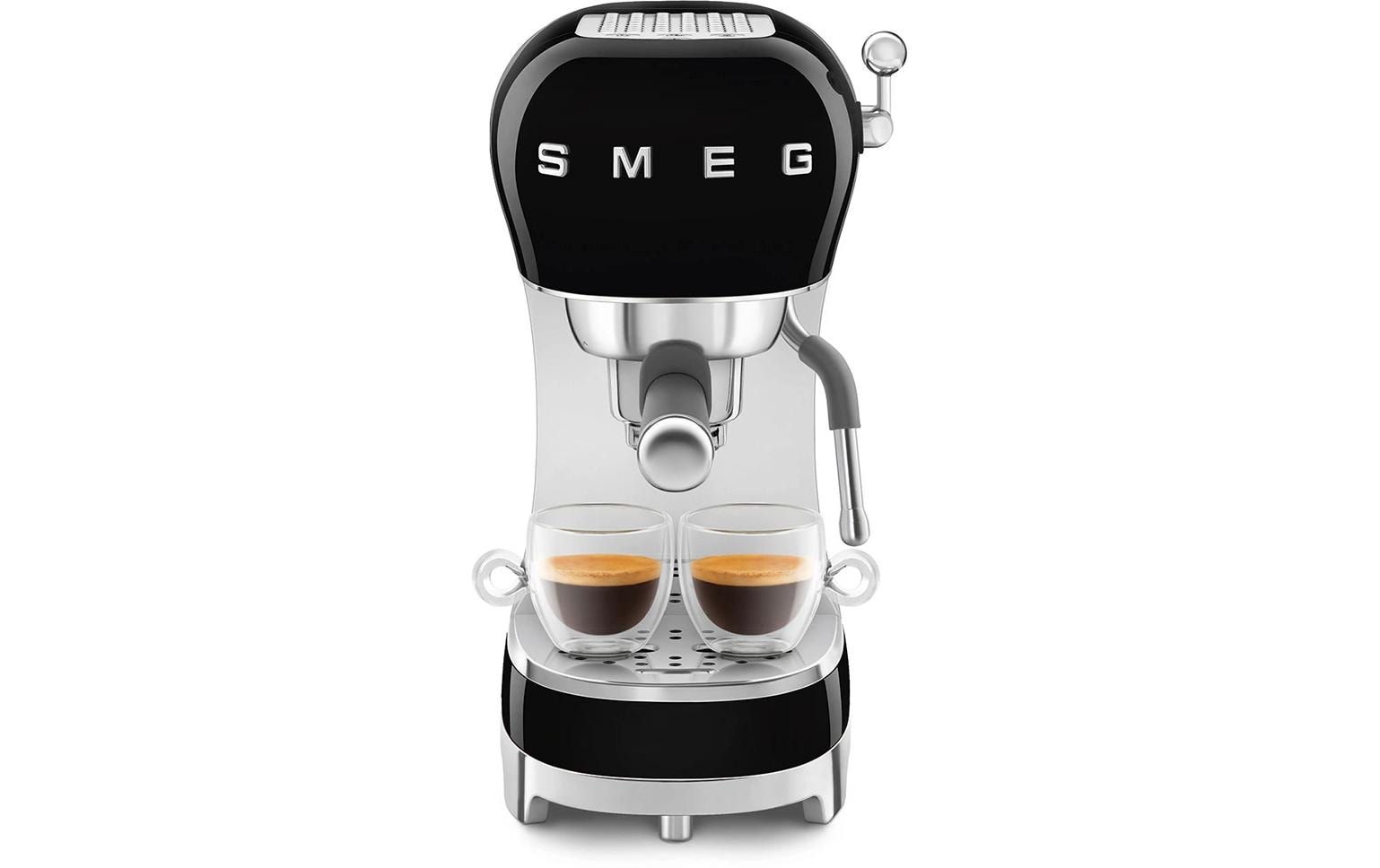 Smeg 50's ECF02BLEU Siebträgermaschine – 15 bar, 1,1 l, Schwarz