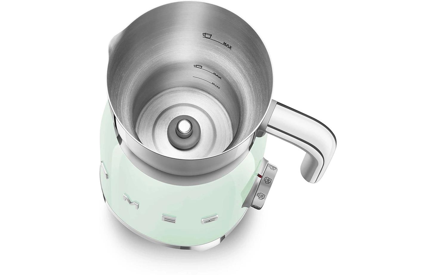 Smeg MFF11PGEU Milchschäumer – 600 ml, 500 W, Hellgrün