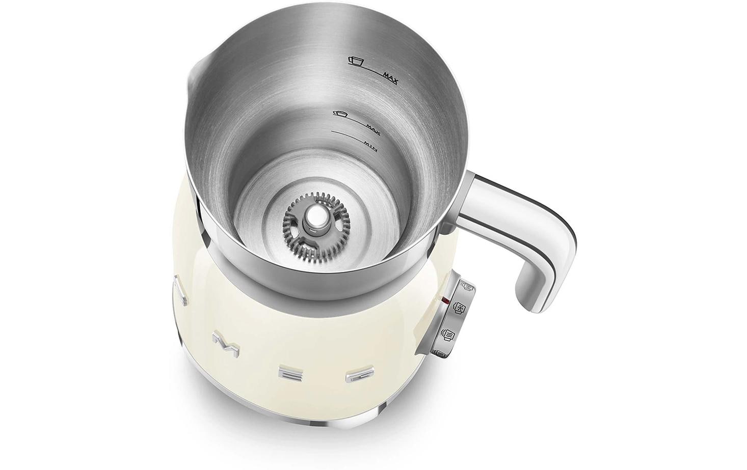 Smeg 50's Style MFF11CREU Milchschäumer – 600 ml, Crème