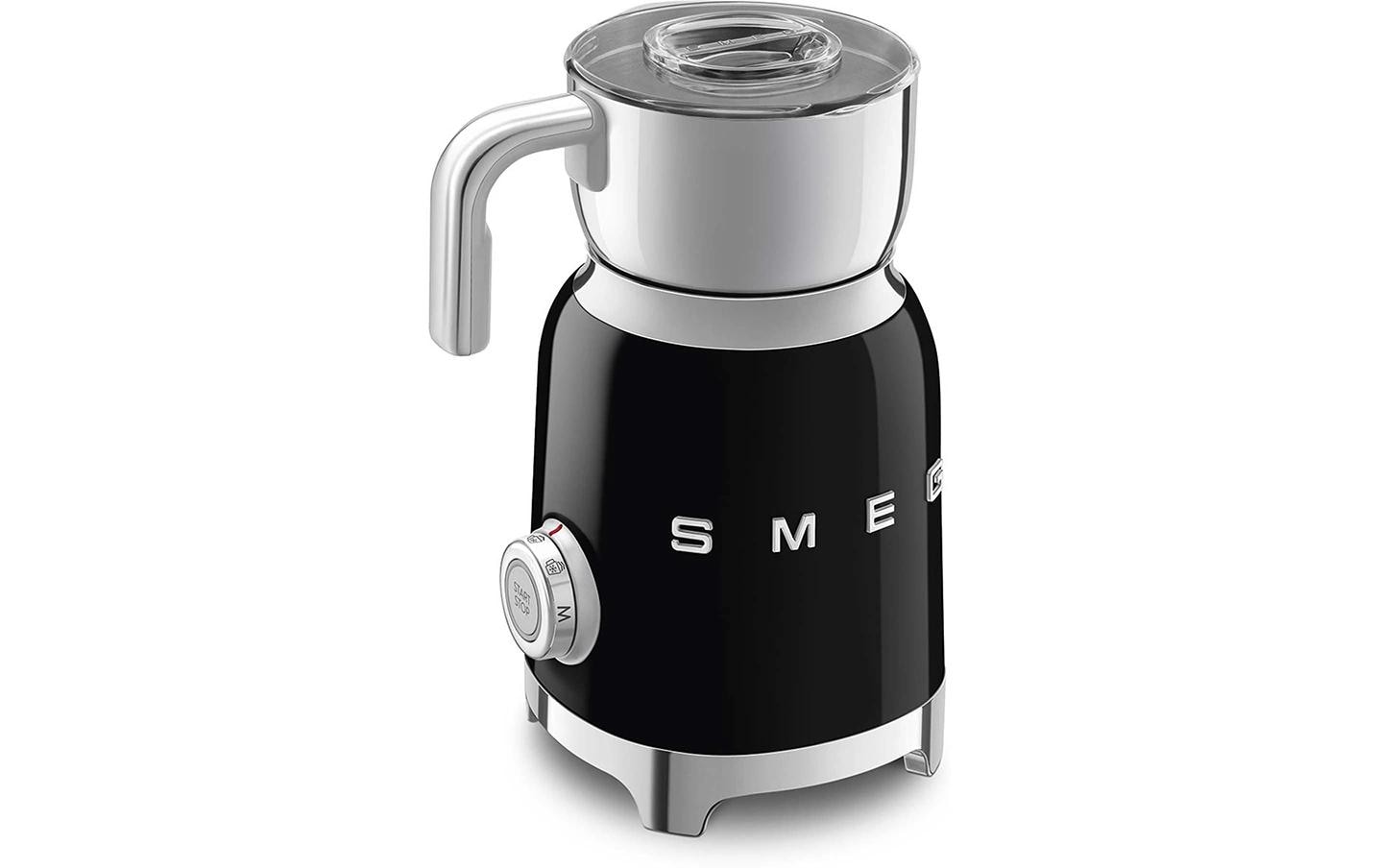 Smeg 50's Style MFF11BLEU Milchschäumer – 600 ml, Schwarz