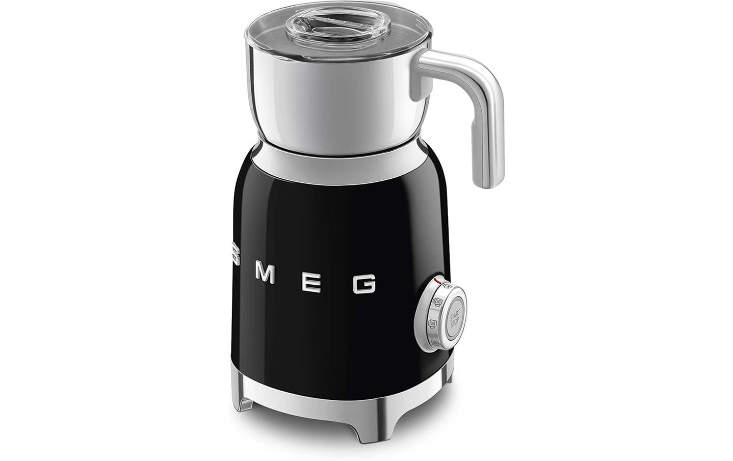 Smeg 50's Style MFF11BLEU Milchschäumer – 600 ml, Schwarz