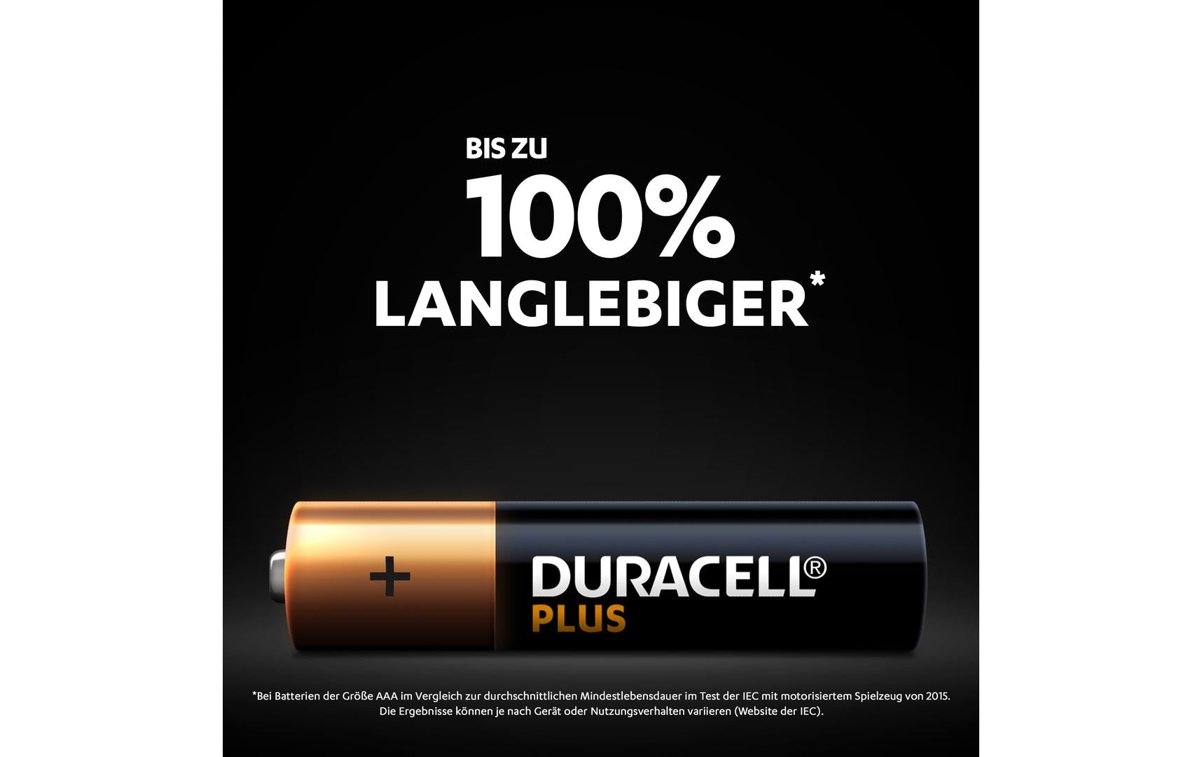 Duracell AAA Batterien, Alkaline, 1,5 V – 4 Stk.