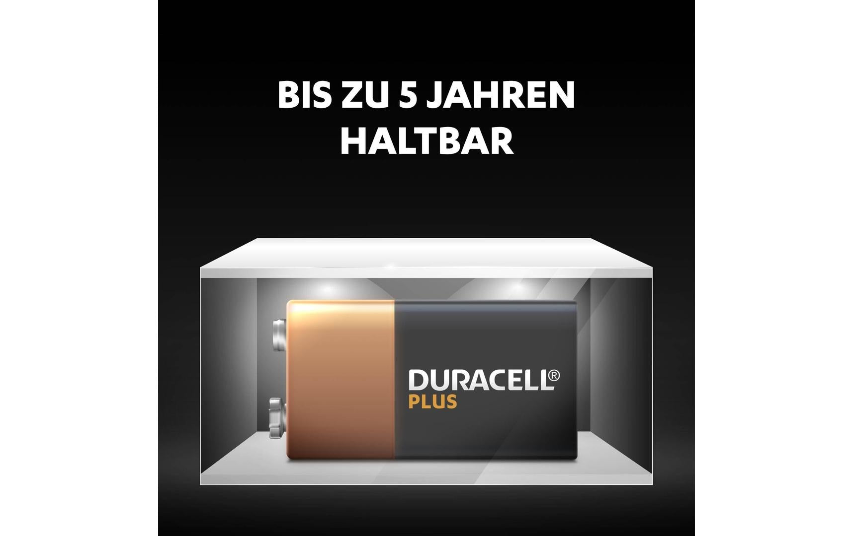 Duracell 9 V Alkaline Batterie – für Geräte