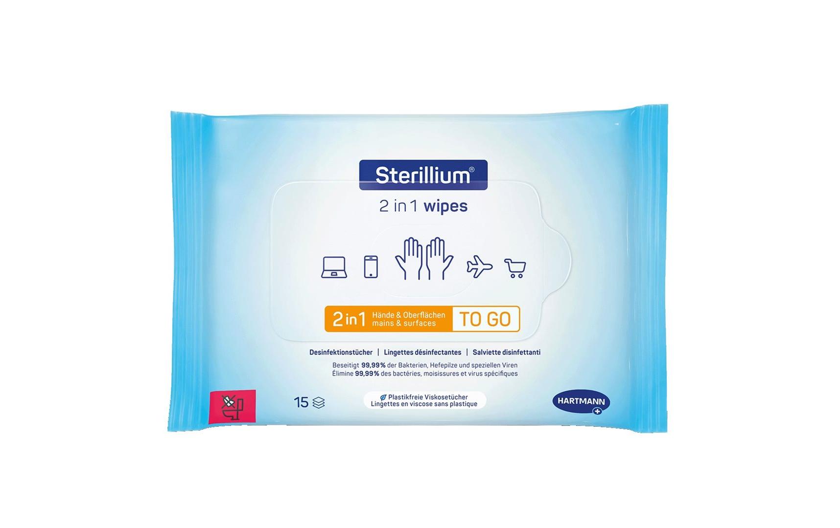 Sterillium Desinfektionstücher – alkoholhaltig – 15 Stk.