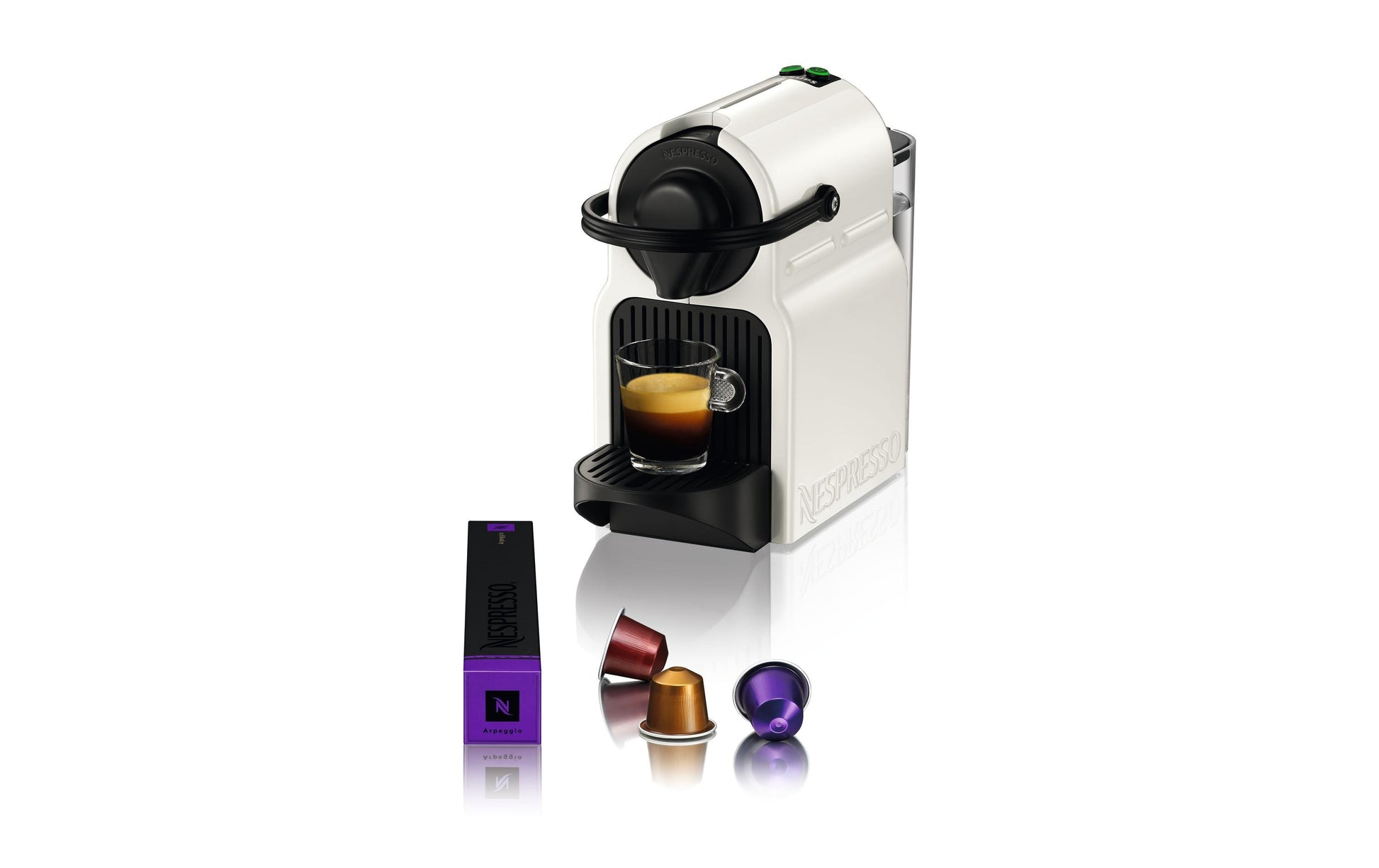 Krups Inissia XN1001 Kapselmaschine – für Nespresso-Kapseln, 19 bar, 700 ml, Weiss