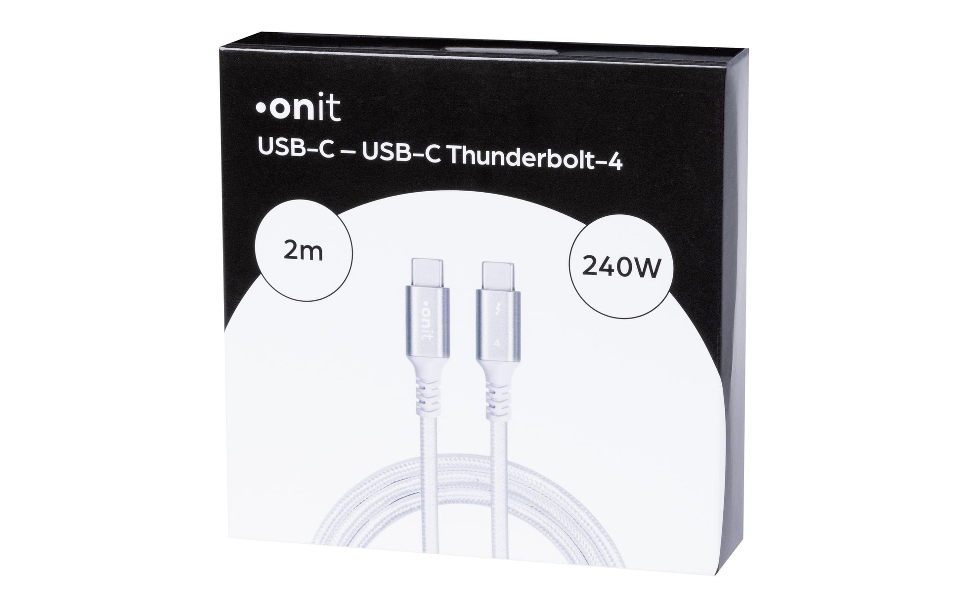 ONIT USB-Kabel, USB-C zu USB-C, 2 m, Lade-/Datenkabel