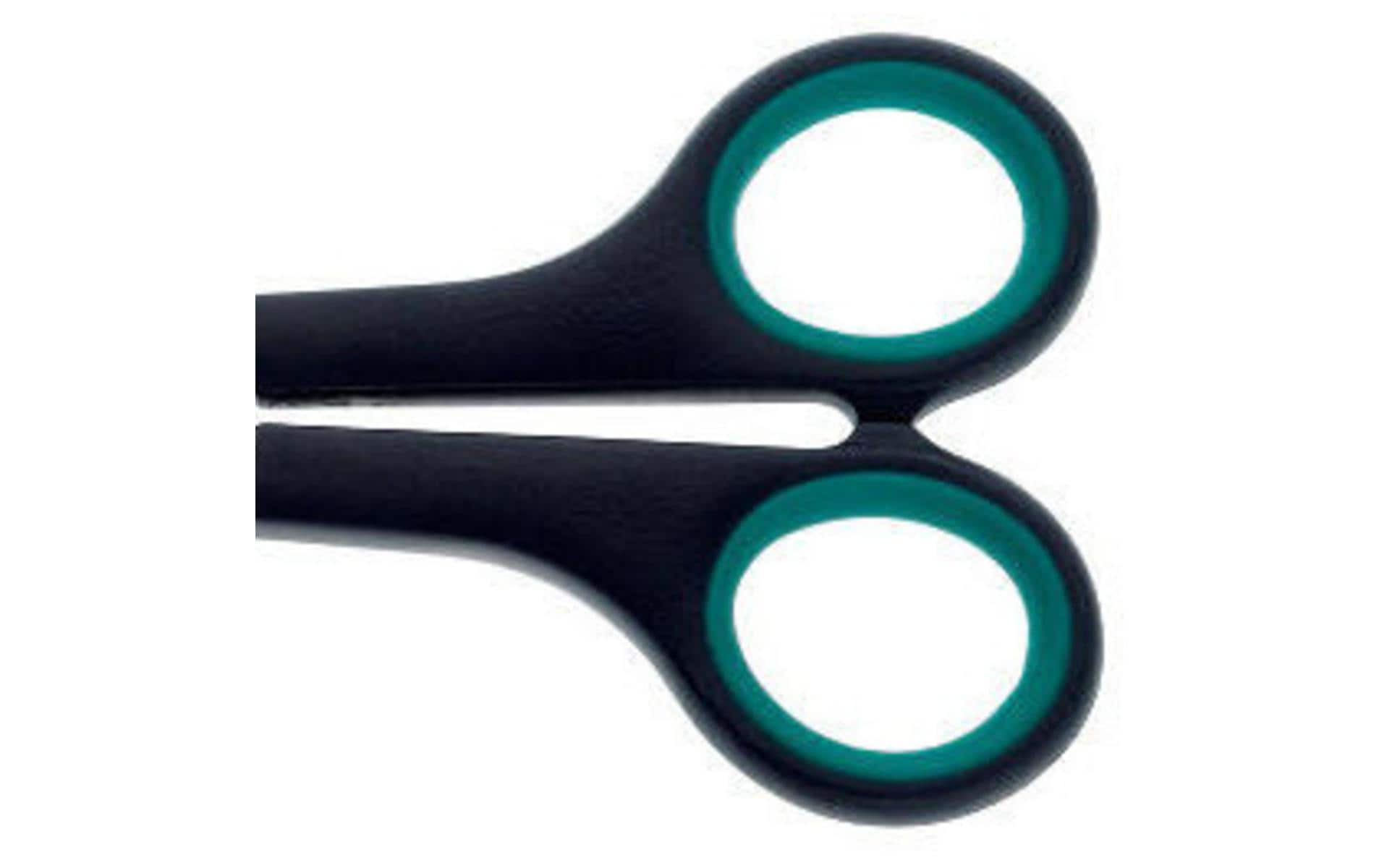 Westcott Universalschere – 17,5 cm, Stahl, für Rechtshänder, spitz, Softgrip, Kunststoff, schwarz