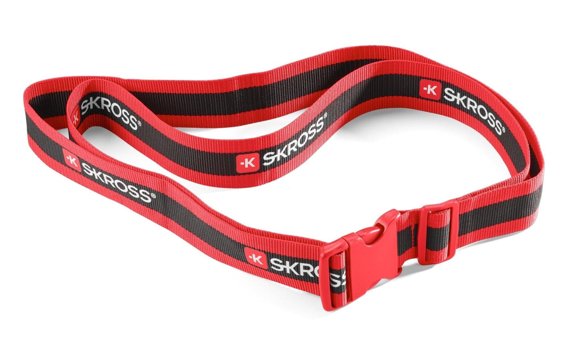 Skross Gepäckriemen – verstellbar 18–190 cm, 20 mm breit, 106 g – rot – Polypropylen (PP) – 1 Stk.