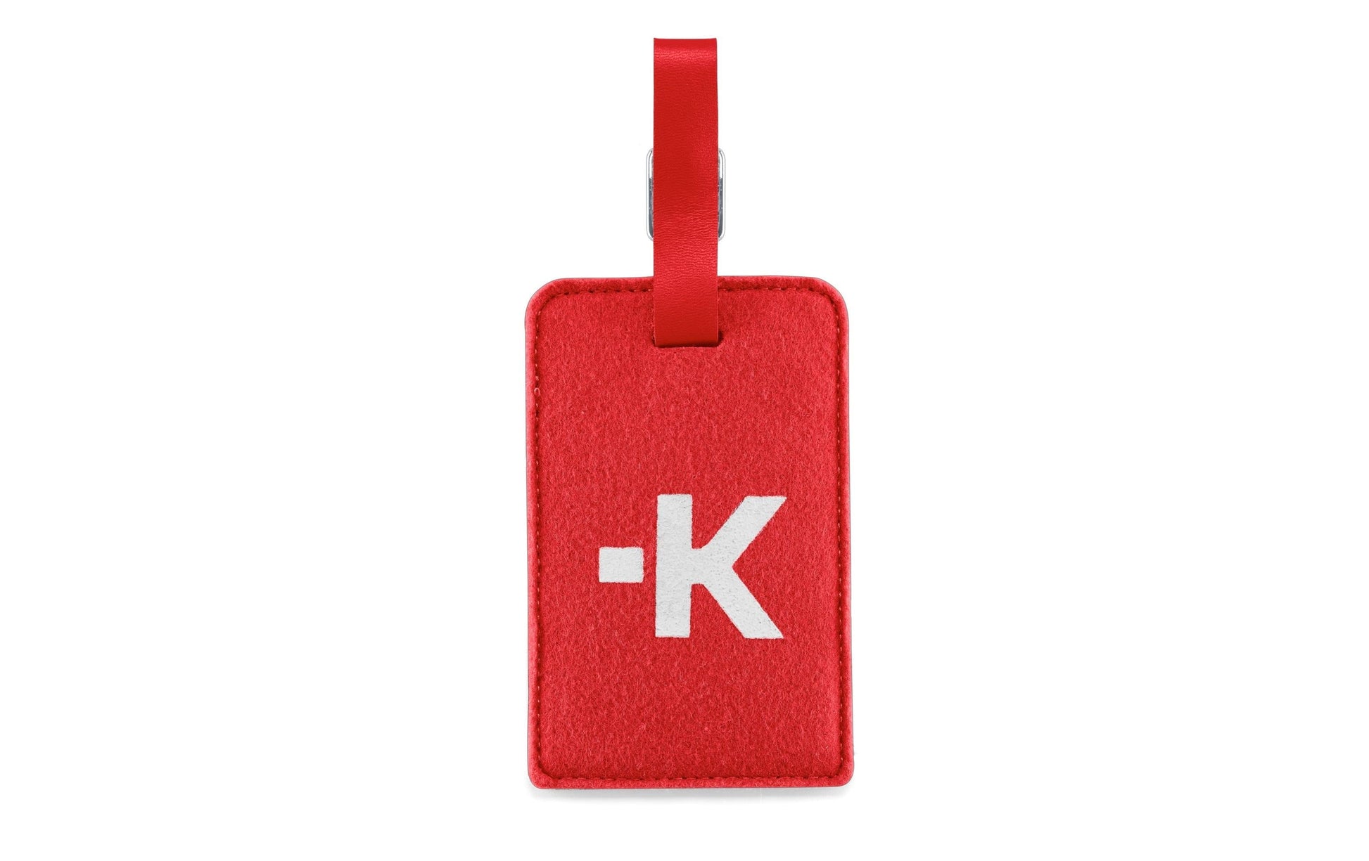 Skross Gepäckanhänger – 110×70 mm – Rot – Leder, PVC – 2 Stk.