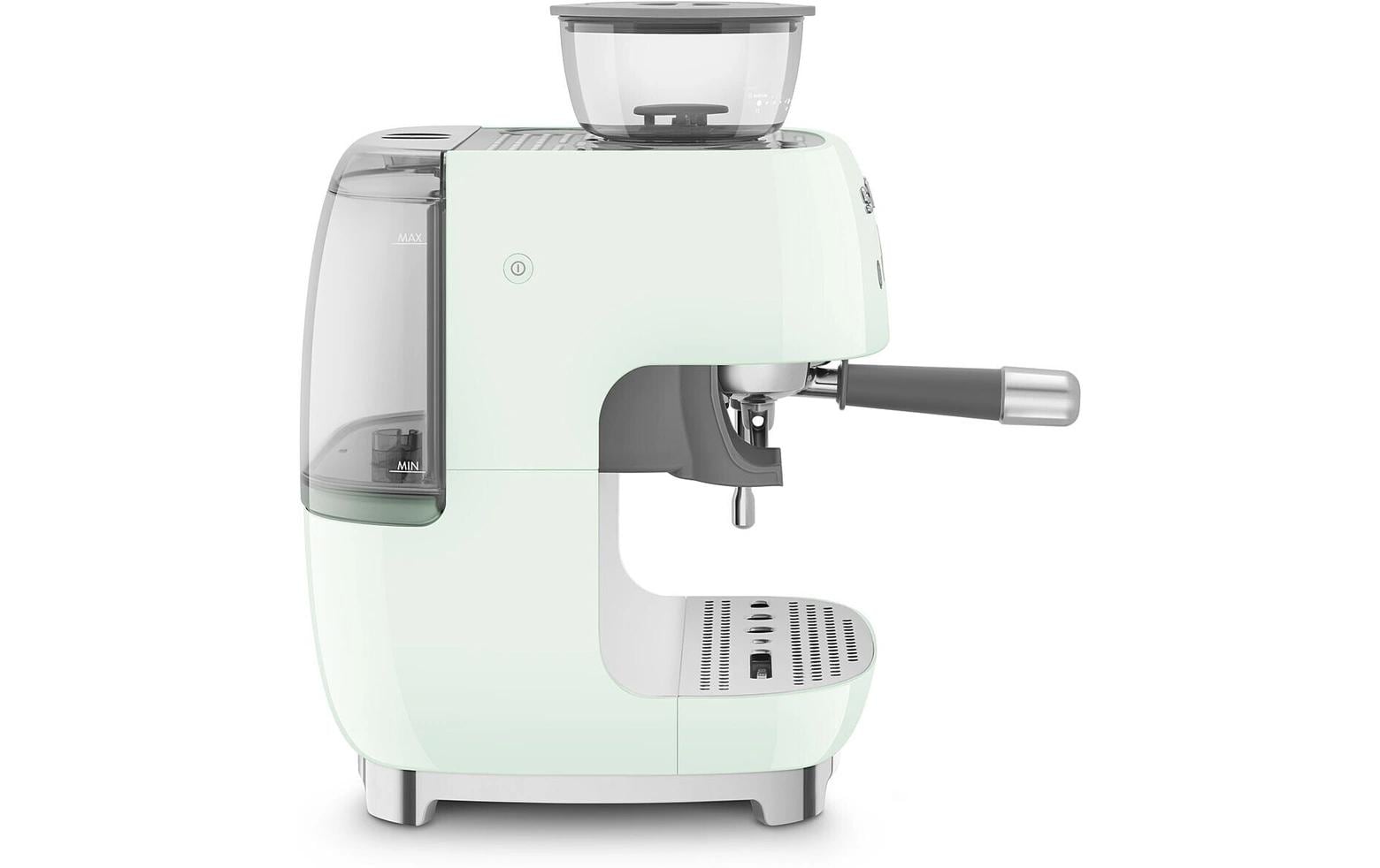 Smeg 50's EGF03PGEU Siebträgermaschine – 15 bar, 2,4 l, 250 g, Kegelmahlwerk, Grün