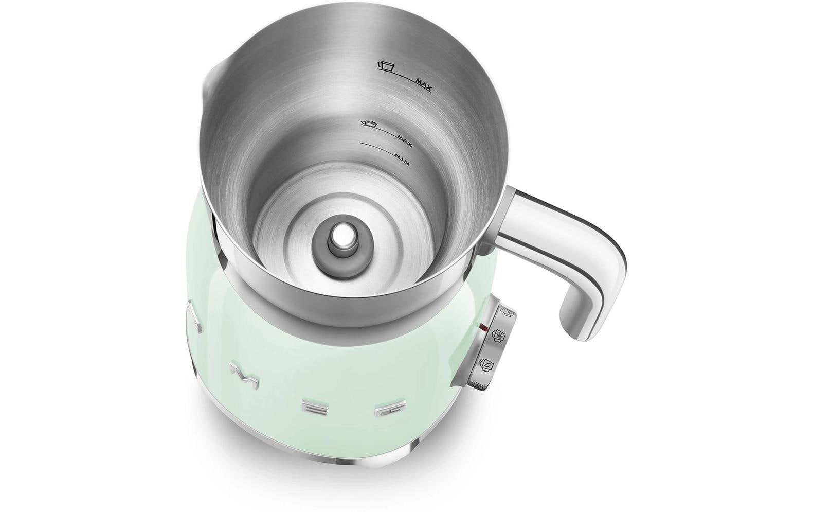 Smeg MFF11PGEU Milchschäumer – 600 ml, 500 W, Hellgrün