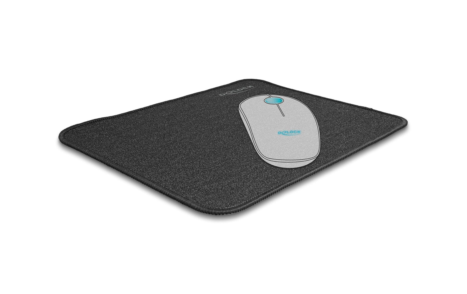 DeLOCK Mauspad – 300 × 245 mm, Gummi, Schwarz