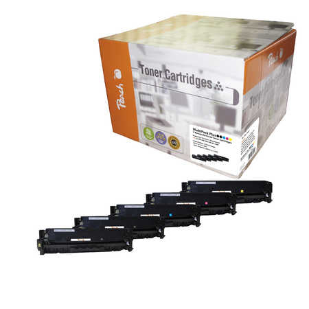 Peach Toner-Multipack CE41A – BK/C/M/Y, schwarz 2200, C/M/Y 2600 Seiten
