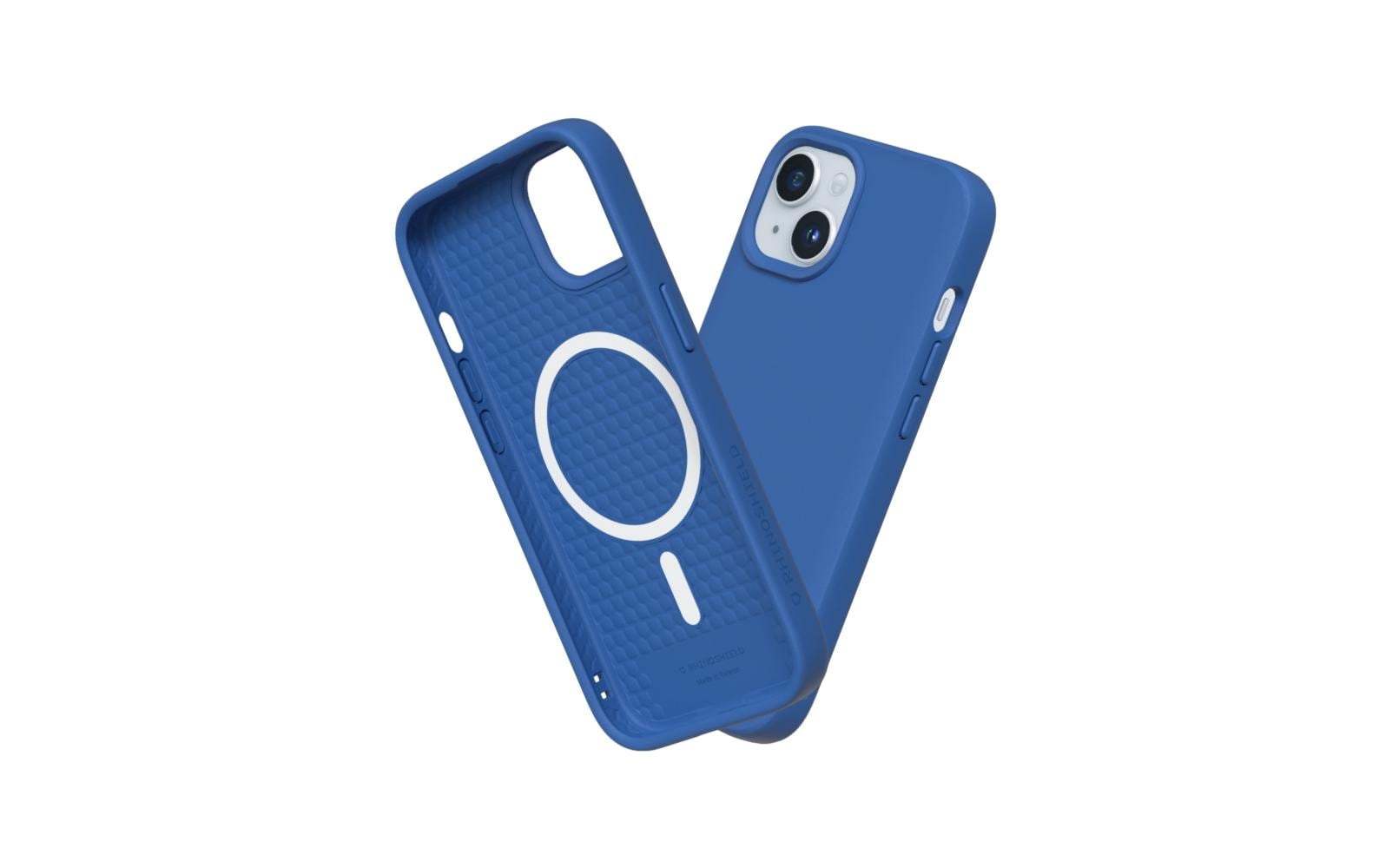 RhinoShield Backcover Solidsuit – für Apple iPhone 15 Plus – kobaltblau – Kunststoff – MagSafe-kompatibel
