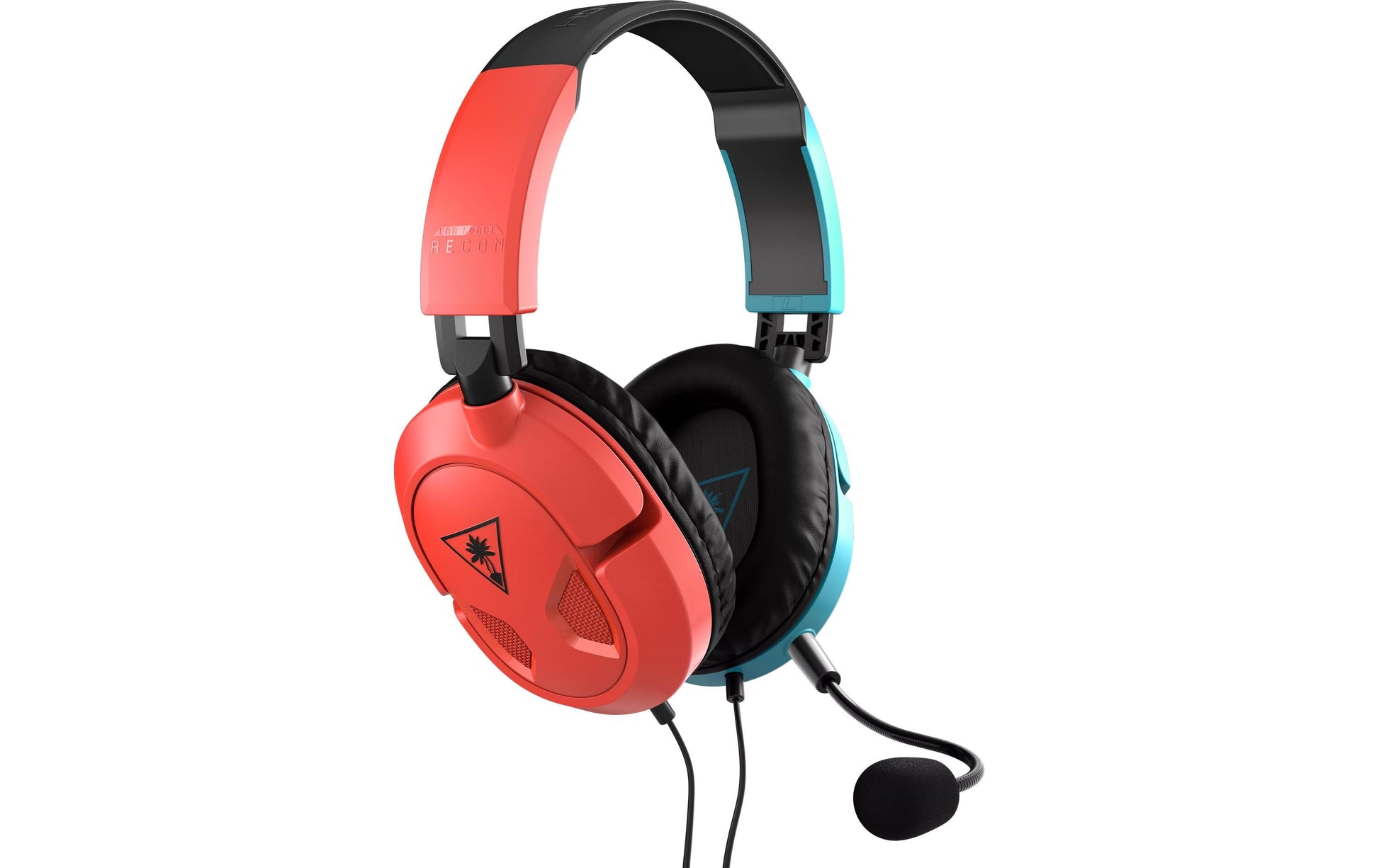 Turtle Beach EarForce Recon 50 Gaming-Headset – Over-Ear, Stereo, 3,5 mm Klinke, Blau/Rot