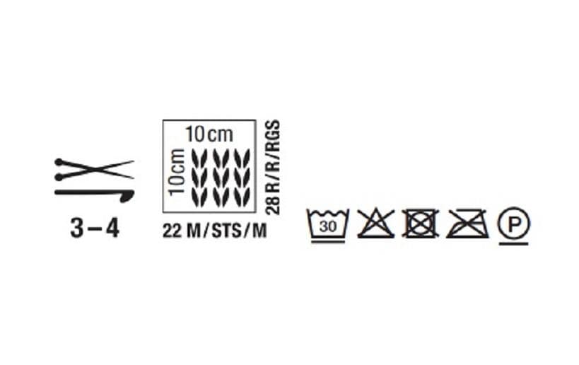 Rico Design Creative Ricorumi DK Garn Braun – Baumwolle, 25 g, 57,5 m, Nadel 3 mm, 1 Stk.