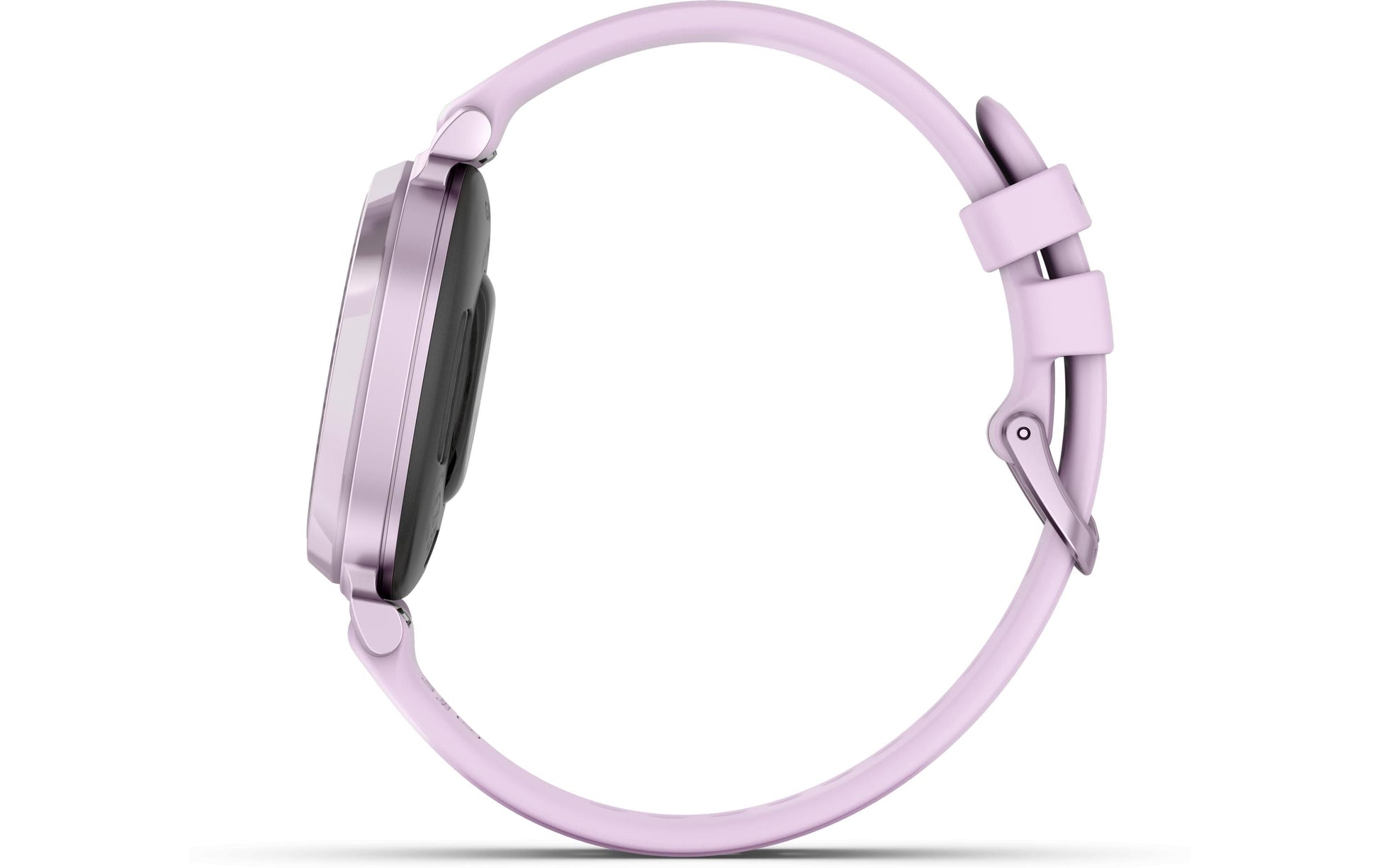 Garmin Lily 2 – Smartwatch – 35,4 mm, GPS, Bluetooth, Gorilla Glass, 50 m, Flieder, Universelle Grösse, Sportarmband