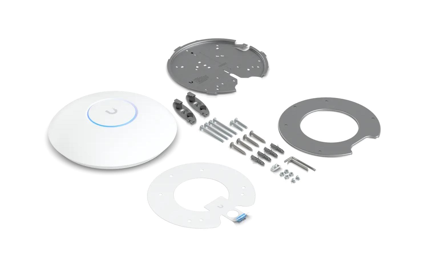 Ubiquiti UniFi U7 Pro – Wi-Fi 7 Access Point, Tri-Band (2,4/5/6 GHz), 2,5GbE, PoE+, Decke/Wand, Weiss