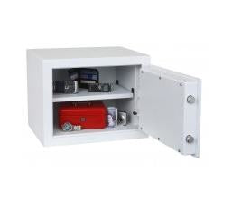 Phoenix Safe Co. Phoenix Tresor Fortress II SS1182E – Elektronikschloss – 25 l – Bodenmontage – Einbruchschutzklasse S2 – Weiss
