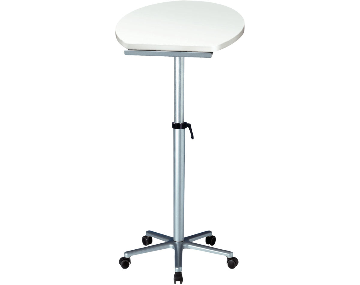 MAUL Stehtisch – 60 × 52 × 75–120 cm – weiss – höhenverstellbar