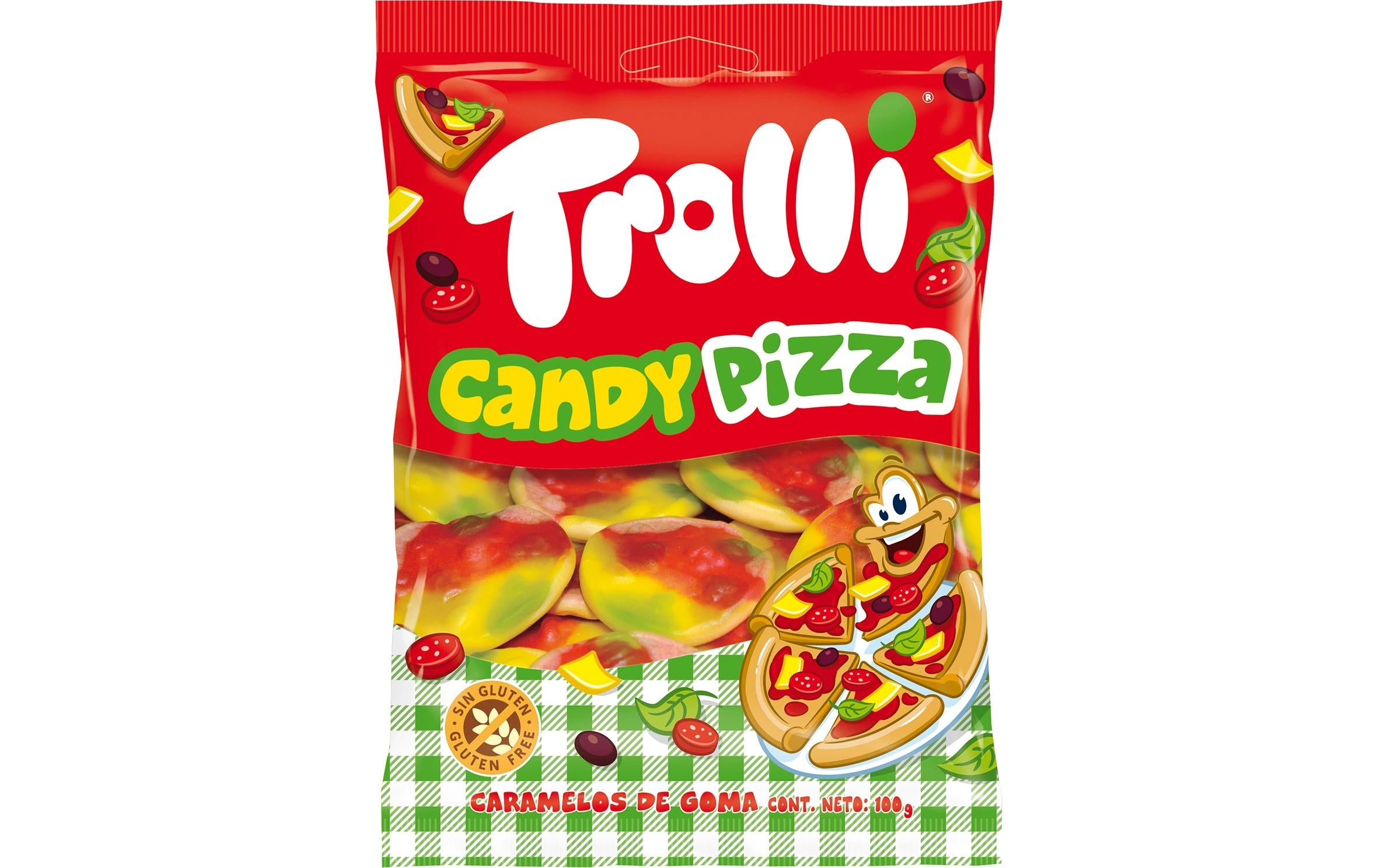 Trolli Candy Pizza Gummibonbons, glutenfrei – 100 g