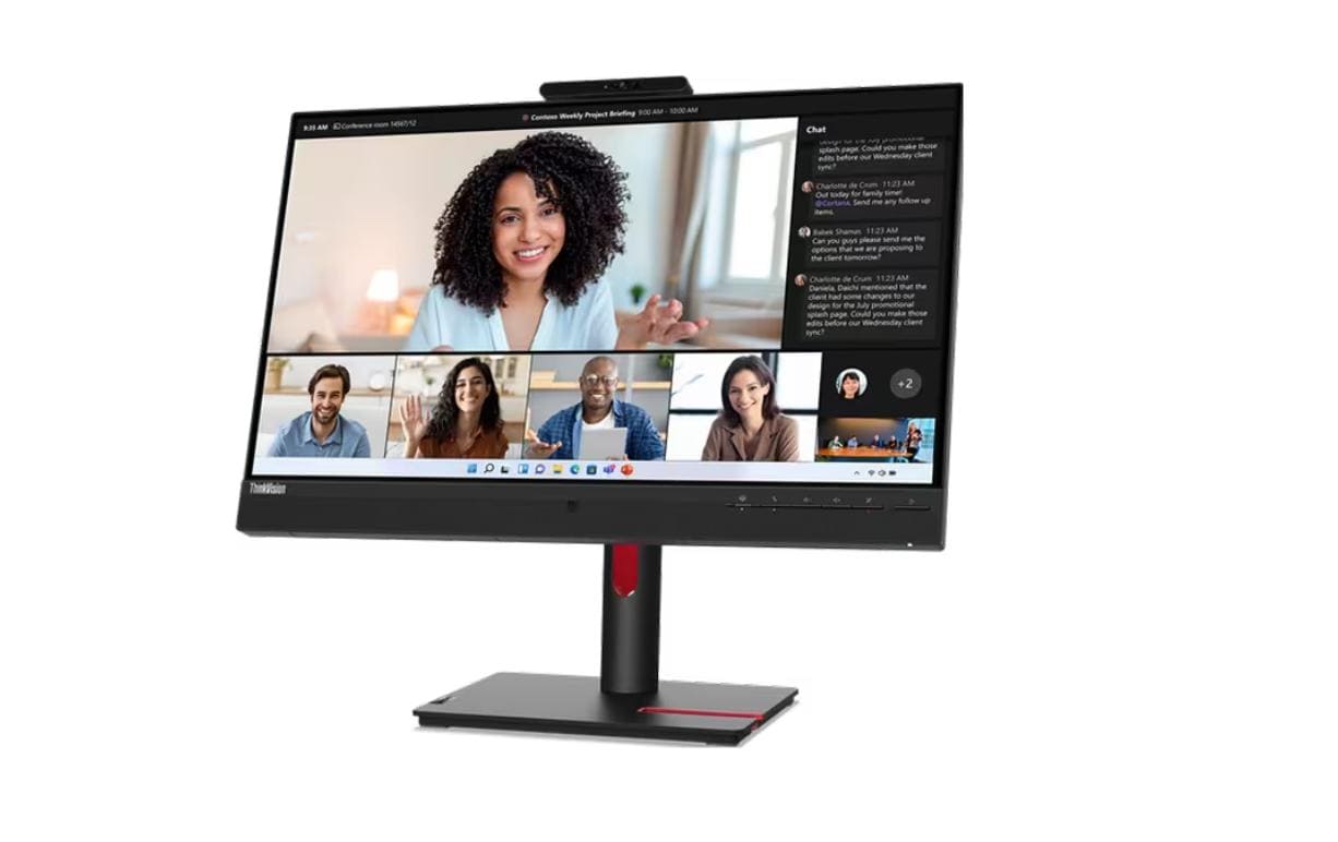 Lenovo ThinkVision T24mv-30 TS – Monitor, 23,8" 1920 × 1080 (Full HD), IPS
