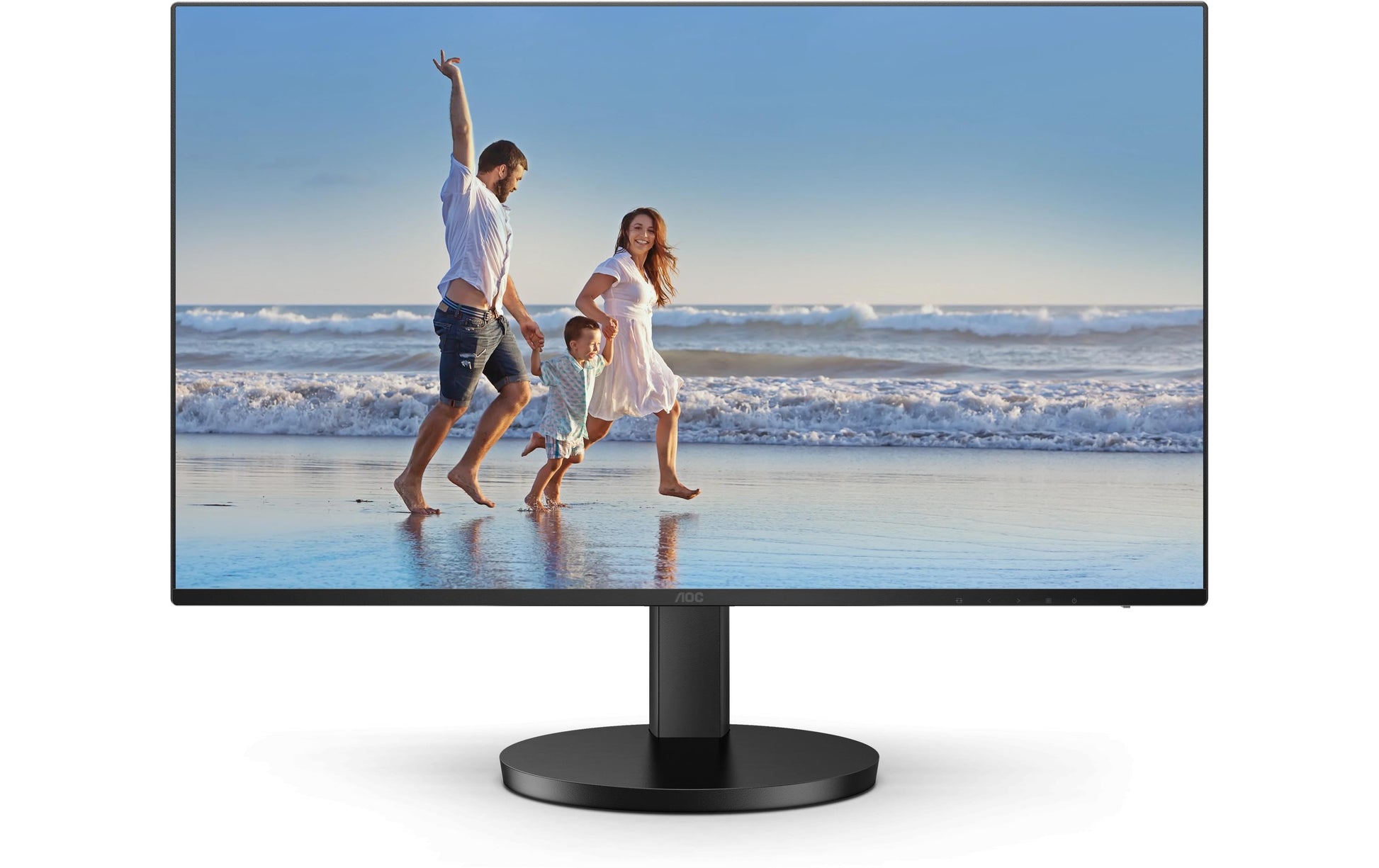 AOC 27B3CF2 – Monitor, 27", IPS, 100 Hz, 250 cd/m², USB-C, Lautsprecher, VESA 100 × 100, Schwarz