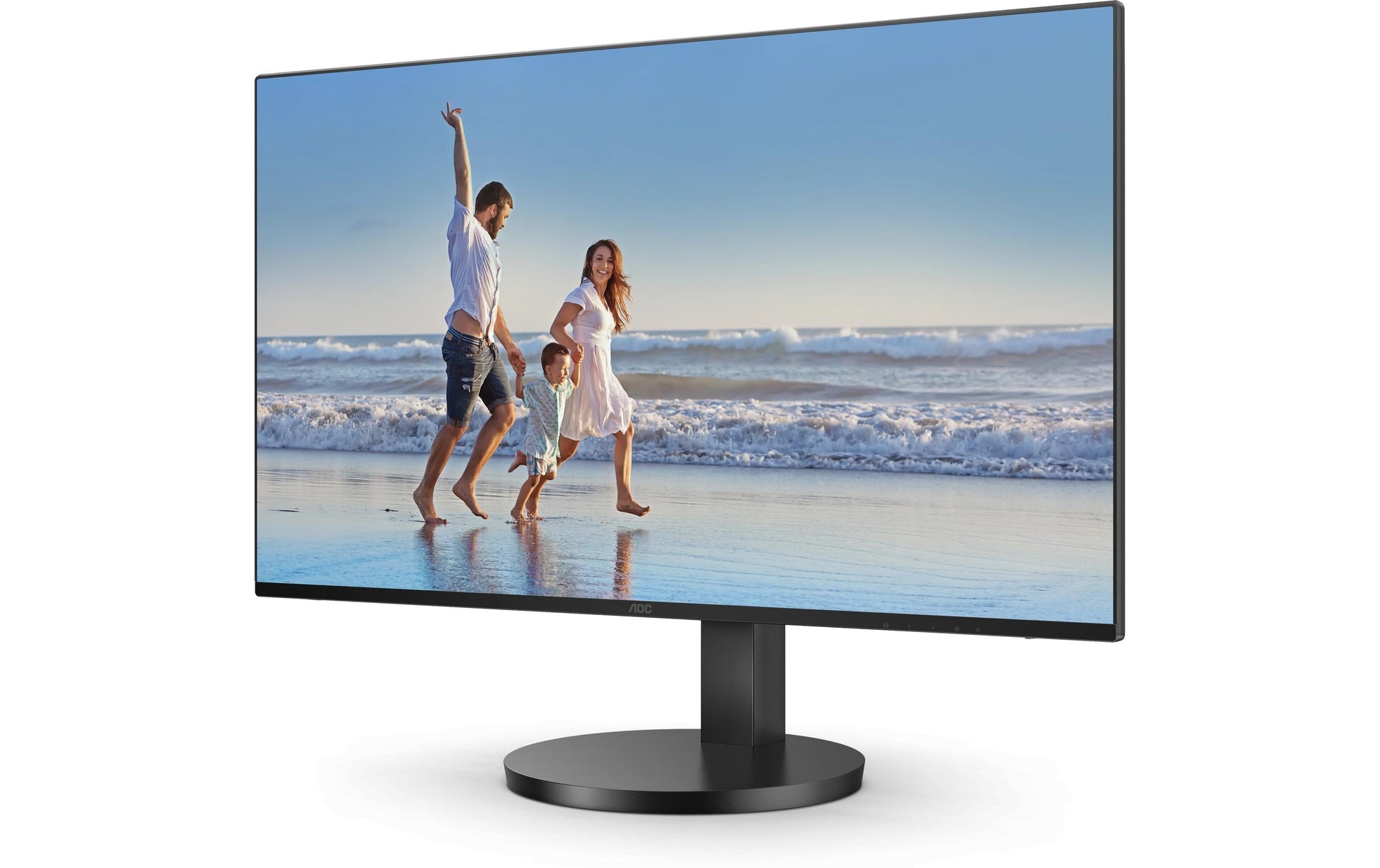 AOC 27B3CF2 – Monitor, 27", IPS, 100 Hz, 250 cd/m², USB-C, Lautsprecher, VESA 100 × 100, Schwarz