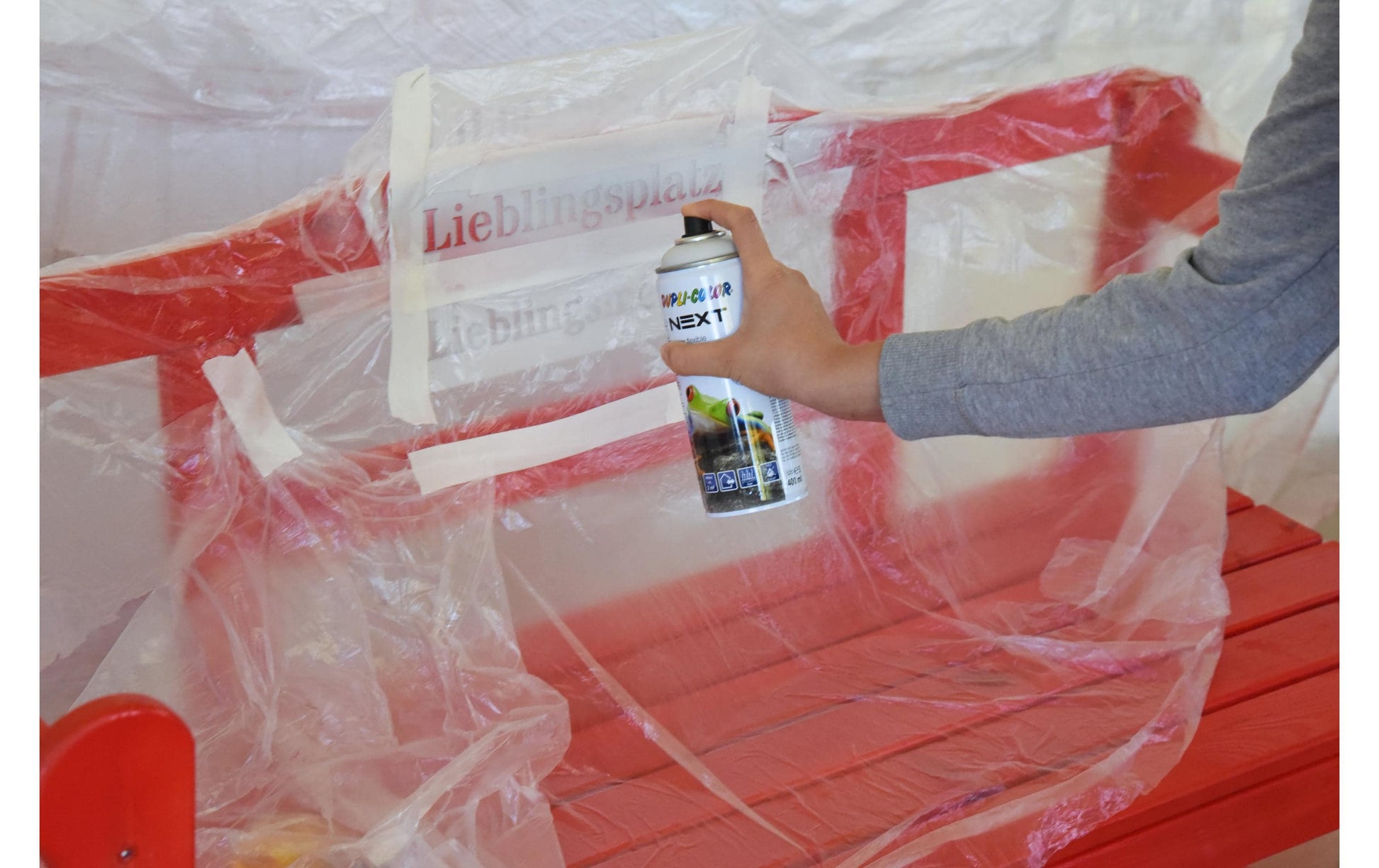 Dupli-Color NEXT Farbspray – Himmelblau, seidenmatt – 400 ml – für Metall, Holz, Kunststoff