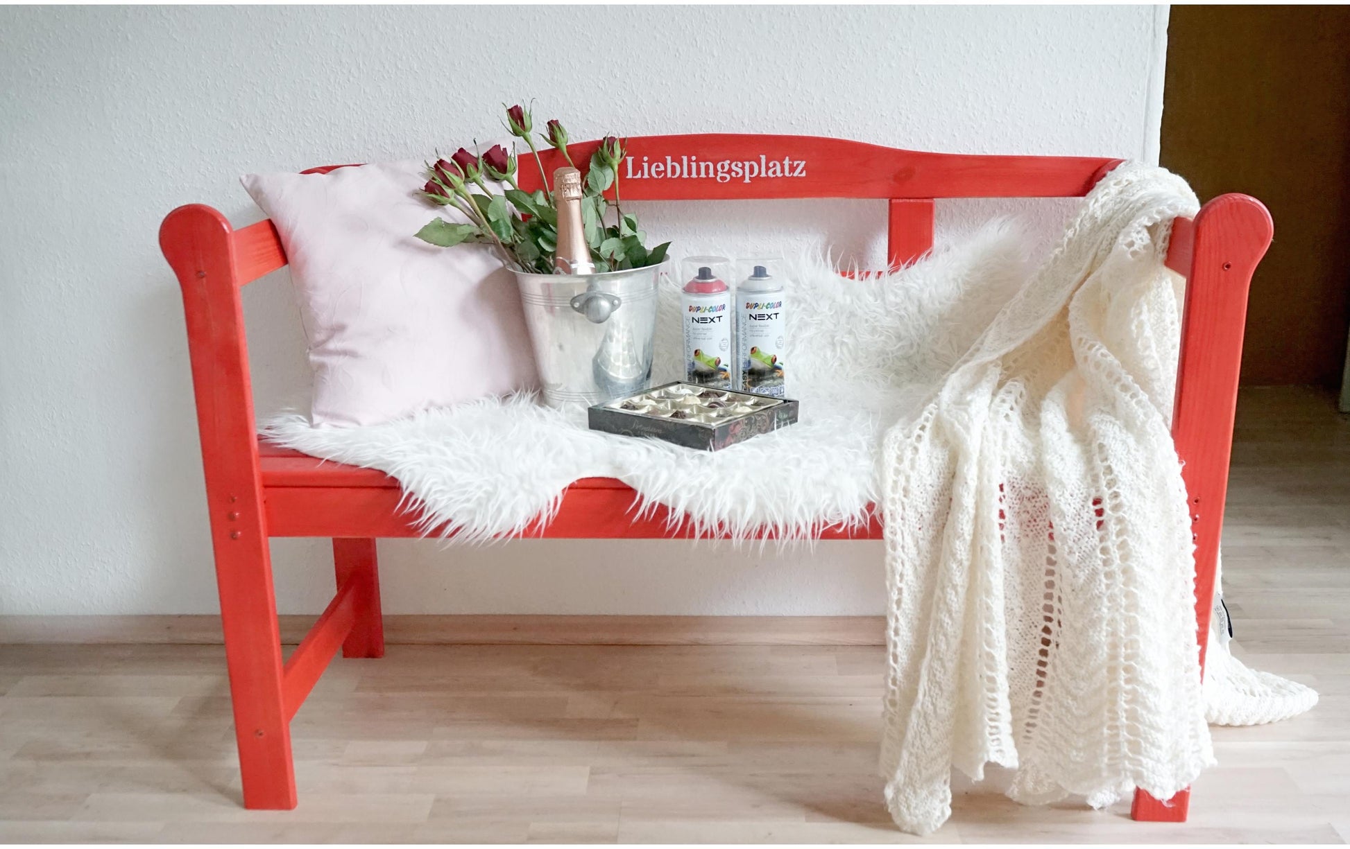Dupli-Color NEXT Farbspray – Himmelblau, seidenmatt – 400 ml – für Metall, Holz, Kunststoff