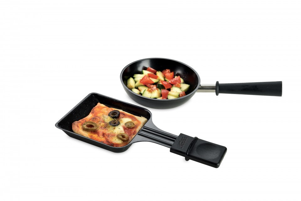 Solis Tischgrill 791 – 8 Personen, Raclette & Grill, 1400 W – Schwarz/Edelstahl