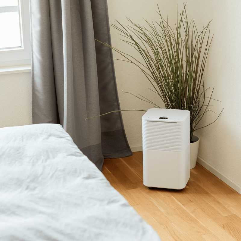 Ecofort Luftentfeuchter ecoQ DryAir 12L – 12 L/24 h, bis 30 m², Tank 2 L, Hygrostat