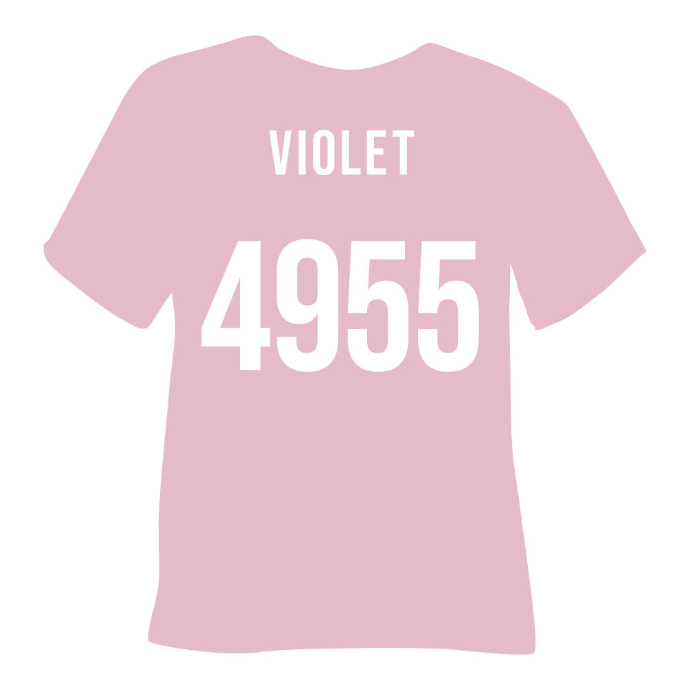 Poli-Tape Aufbügelfolie (HTV), Polyurethan (PU), Violett, Matt, 30,5 cm × 122 cm, 1 Stk.