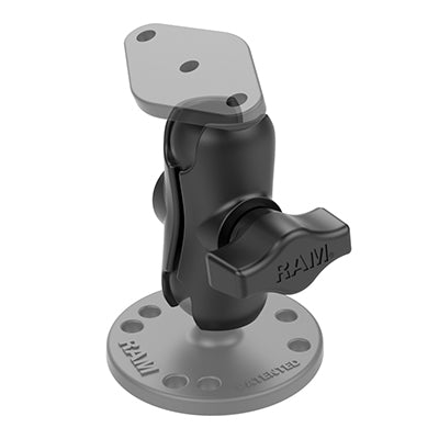 RAM Mounts B-201-A Kurz-Doppelgelenkarm – Aluminium, 61,4 mm – für RAM-B-231U, RAM-B-337U, RAP-B-378U und andere –